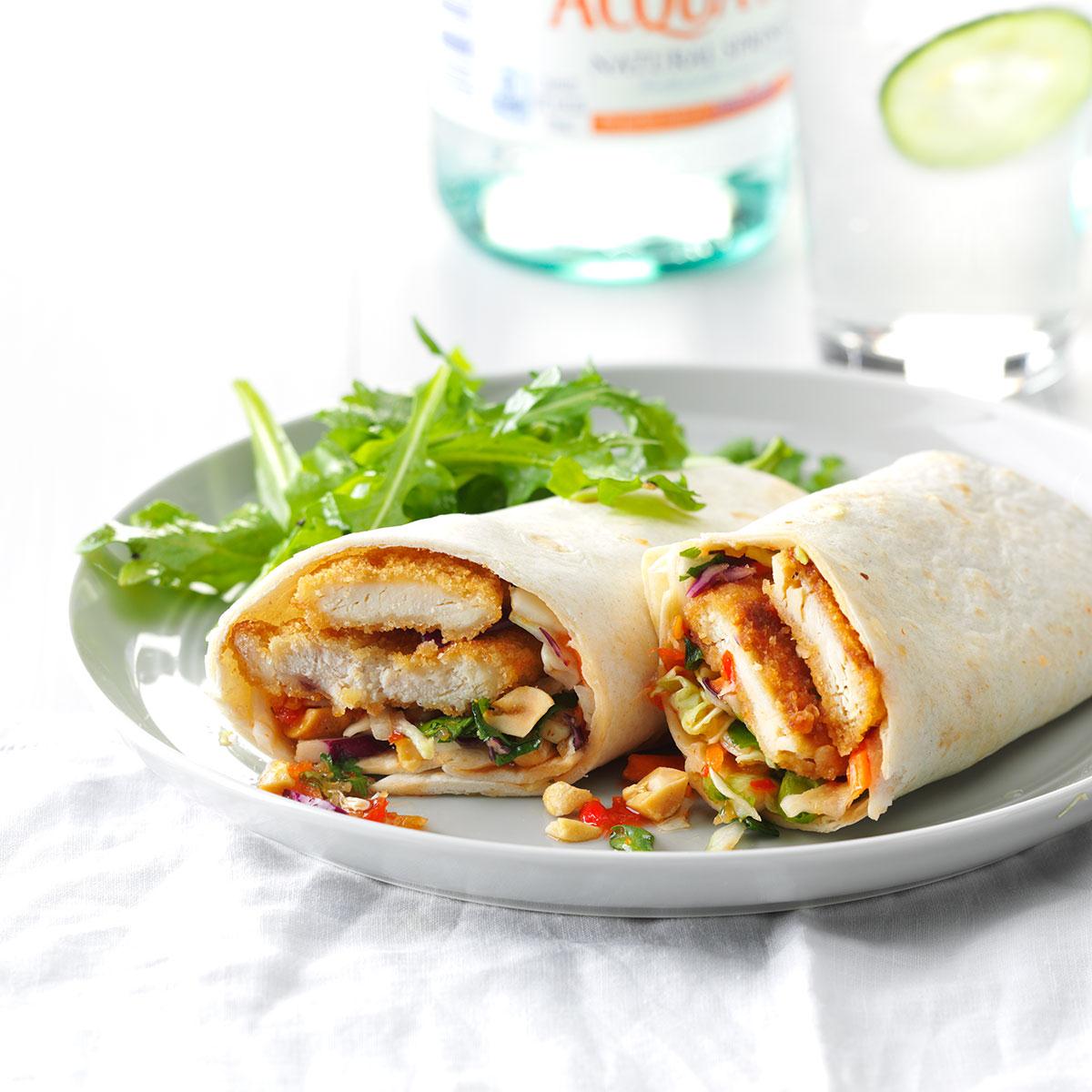 My kids love all kinds of wraps and Asian foods. This is an easy go-to in our house that works for everyone. —Mary Lou Timpson, Colorado City, Arizona <a href="https://www.tasteofhome.com/recipes/asian-chicken-crunch-wraps/">Get Recipe</a>