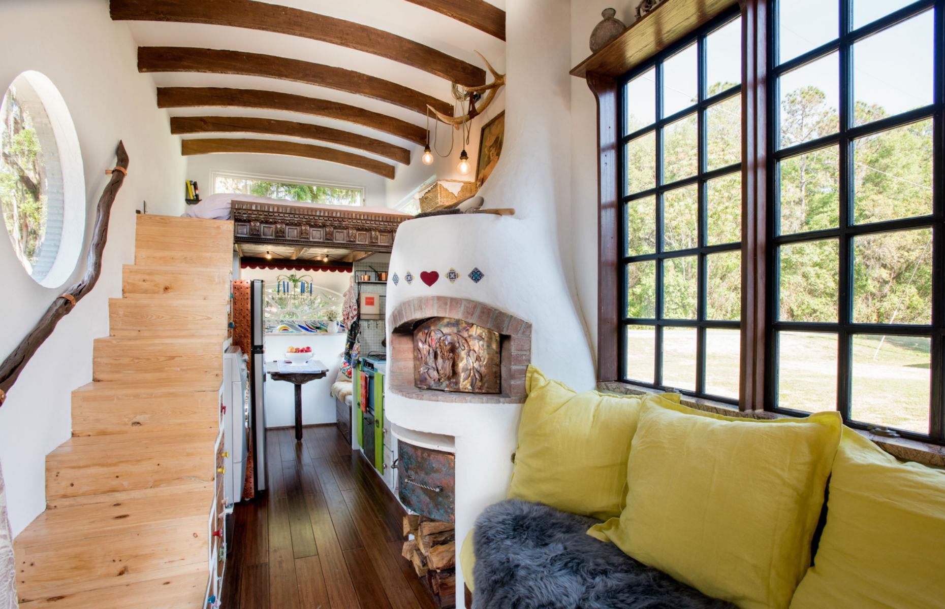 This charming tiny wagon home on wheels cost just £11,900 to build