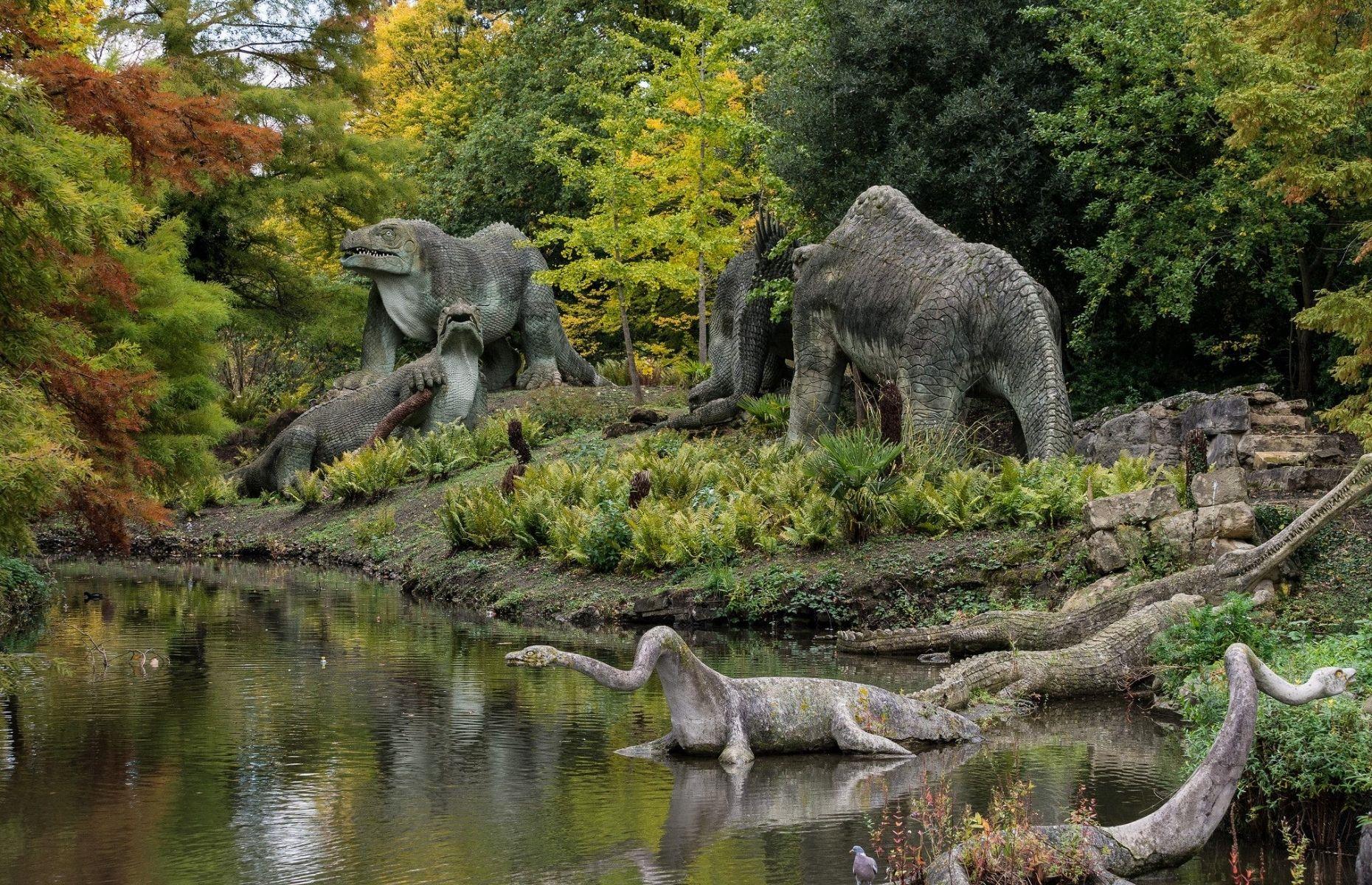 <p>An important part of Victorian history, the dinosaur sculptures in <a href="https://cpdinosaurs.org/">Crystal Palace Park</a> have been in situ since 1854. The large-scale installations were created by Benjamin Waterhouse Hawkins, a natural history sculptor, and it's reputed that Queen Victoria visited the site numerous times. Despite only a handful of more than 30 statues being technically accurate, this fun-filled and historic park represents the world's first ever attempt to model these incredible extinct creatures.</p>