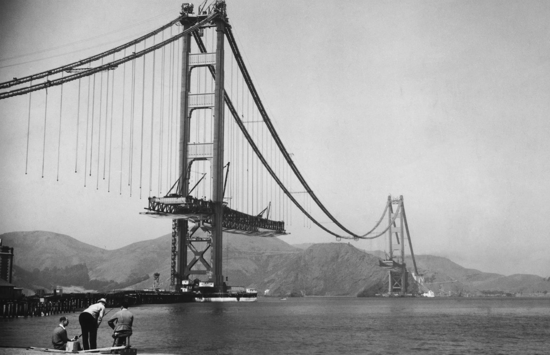 <p>When the Golden Gate Bridge opened to pedestrians in 1937, the celebrations lasted for a week. The longest and tallest suspension bridge in the world received more than 200,000 foot passengers on its first day. The architecturally stunning bridge was an instant hit and became a symbol of San Francisco. It was one of America’s top-visited attractions, which it remains today. Here the bridge is pictured in the early 1950s. For more amazing constructions, <a href="https://www.loveexploring.com/gallerylist/71687/the-most-impressive-bridge-in-every-us-state">check out the most impressive bridge in every state</a>.</p>