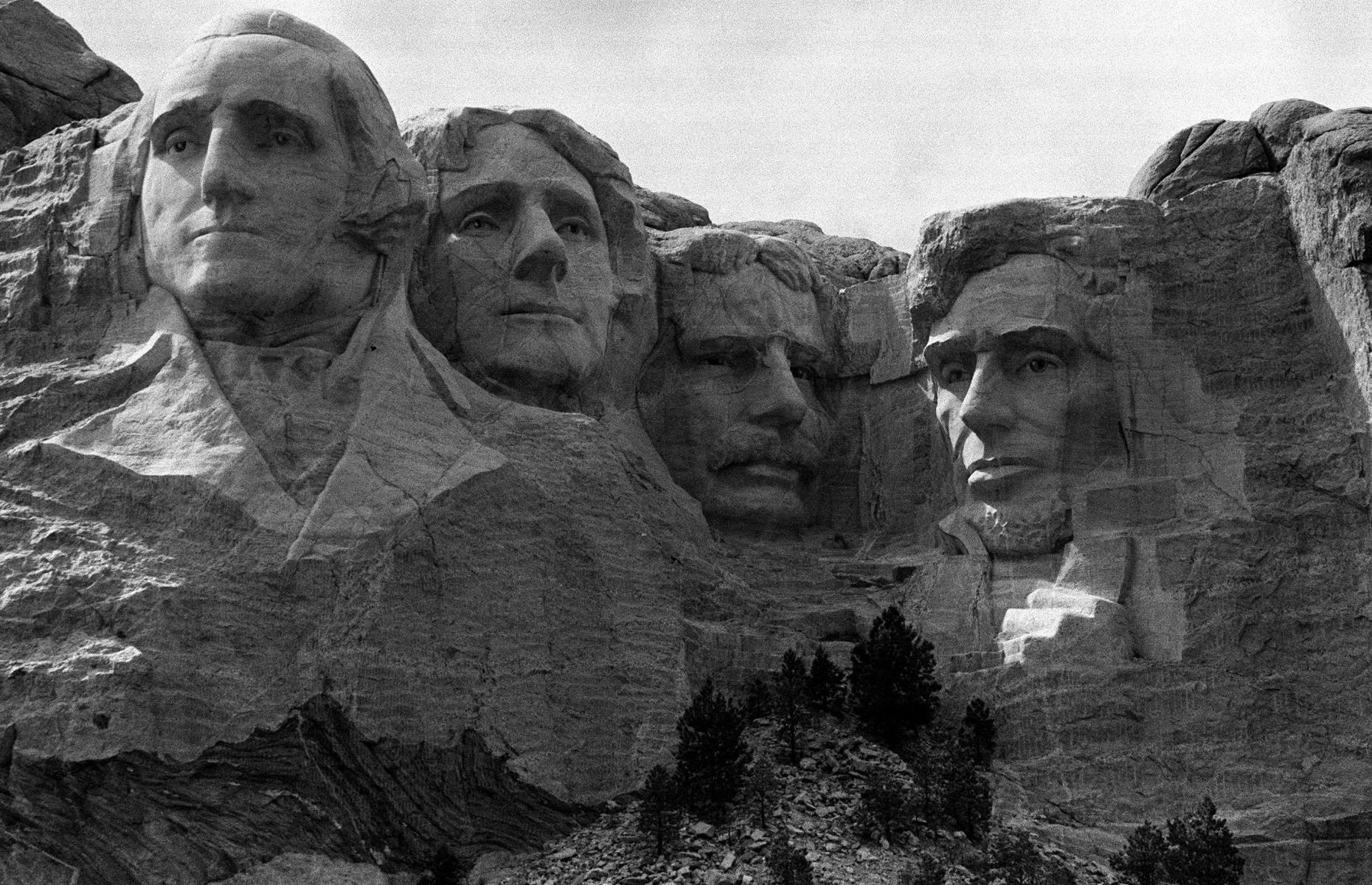 Conceived by historian Doane Robinson as a way to attract more tourism to the state of South Dakota, the mighty Mount Rushmore National Memorial was unveiled to the public in 1941. It worked: the landmark garnered close to half a million visitors in the first year alone. Carved into Mount Rushmore in the Black Hills of South Dakota, the sculpture features the faces of presidents George Washington, Thomas Jefferson, Theodore Roosevelt and Abraham Lincoln.