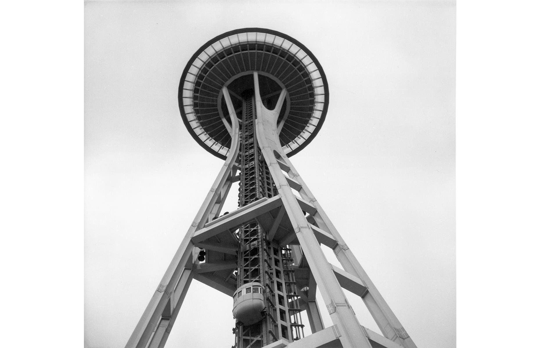 Seattle’s futuristic landmark, the Space Needle, officially opened to the public on 21 April 1962. It was built as part of the Century 21 Exhibition, a space-age themed World Fair. During the event, more than 20,000 people used the elevator to reach its summit each day, drawing more than 2.3 million visitors overall. Usually around 1.3 million people now visit the 600-foot-tall structure each year.