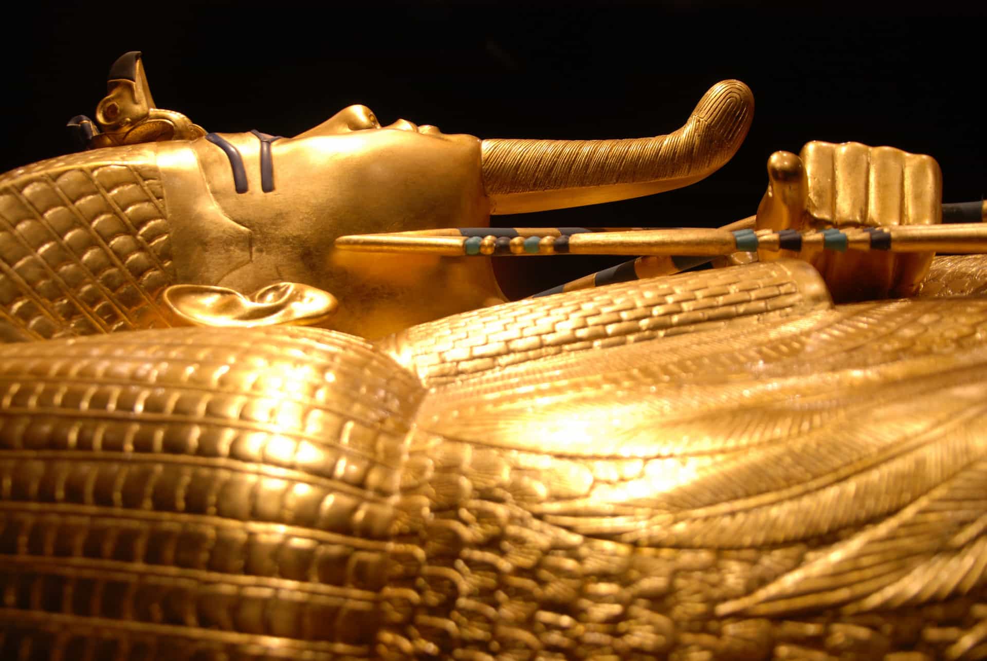 King Tut's brilliant gold coffin is naturally one of the museum's stand-out exhibits.