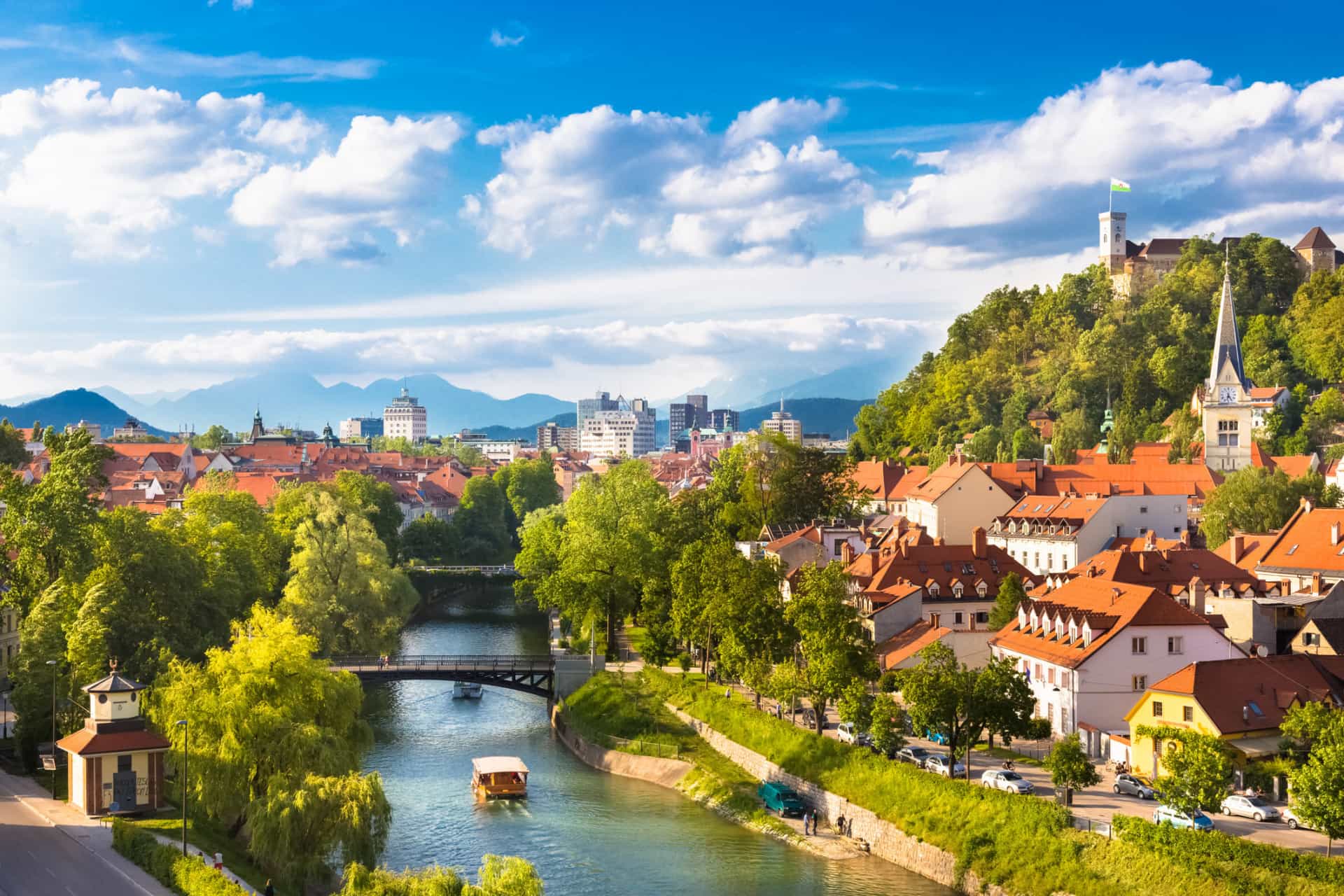 In 1991, Slovenia won independence from Yugoslavia. Ljubljana, the capital, stands on the site of a Roman city called Emona.