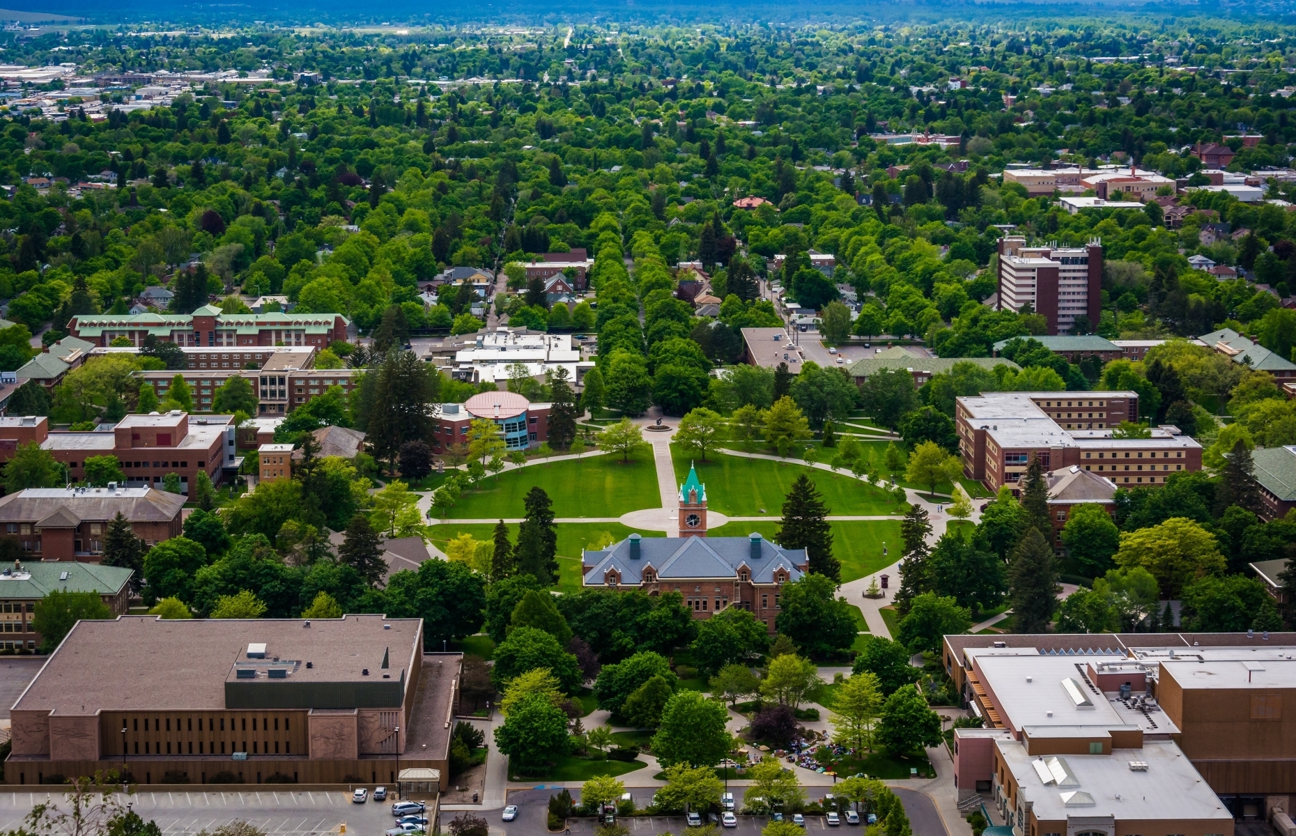 <p>At the foot of Mount Sentinel in Missoula is the <a href="http://www.umt.edu/" rel="noreferrer noopener">University of Montana</a>’s handsome clock tower that looks over the Oval, a three-acre swath of grass and brick paths that marks the center of campus.</p>