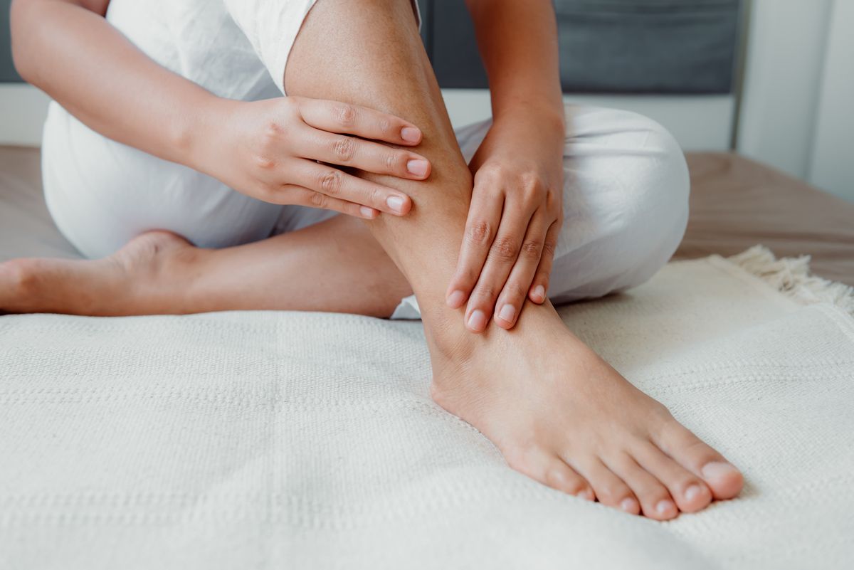 <p>A <a href="https://www.prevention.com/health/a28007780/swollen-feet/">swollen leg</a> or arm is one of the most common signs of a DVT. “Blood clots can block the healthy flow of blood in the legs, and blood can pool behind the clot causing swelling,” says Dr. Navarro. </p><p>It’s normal to overlook leg swelling as a symptom of a DVT if you always get large or stiff legs when you fly or <a href="https://www.prevention.com/health/a25749307/health-effects-sitting/">during periods of immobility</a>. But be suspicious if your bloated limb comes on quickly, especially if it shows up with a side of pain.</p>
