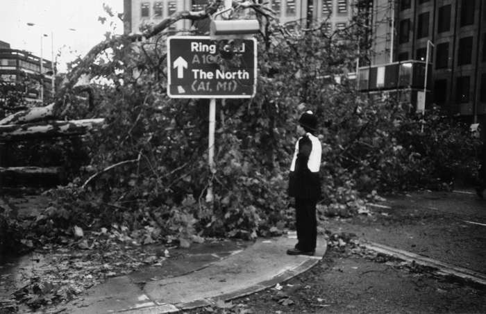 45 of 64 Photo in Gallery: Now known as a sting jet, a violent storm raged across England on the 15 and 16 October 1987, resulting in 18 deaths and widespread damage, including the loss of 15 million trees. There were also casualties in France and the Channel Islands. BBC weatherman Michael Fish infamously dismissed concerns about an approaching hurricane, with the words: "Don't worry, there isn't”. Later, gusts of up to 115 miles per hour (185km/h) were recorded on the Kent coast.&nbsp;