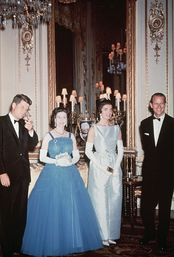 The Greatest Gowns That Queen Elizabeth, Meghan Markle, and More Royals ...