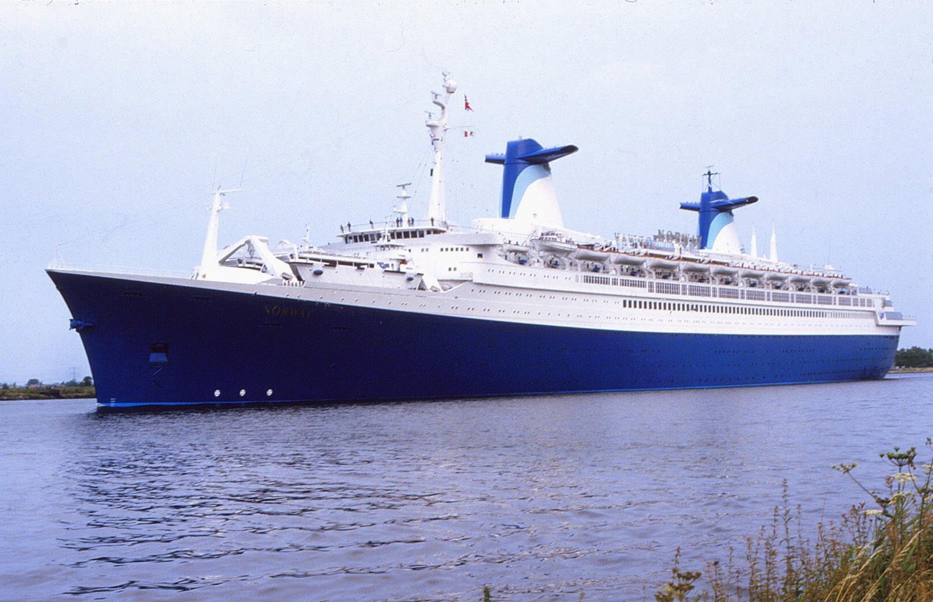 <p>The 1980s is thought to be the decade that pioneered the "cruise to nowhere", where the ship really was the destination. The SS Norway (pictured) – a lavish mega ship with room for thousands of passengers and amenities like a casino – embarked on a no-docking cruise in this decade. <a href="https://www.loveexploring.com/gallerylist/84317/the-incredible-story-of-how-cruising-has-changed-from-titanic-to-today">This is the incredible story of how cruising has changed since 1912</a>.</p>