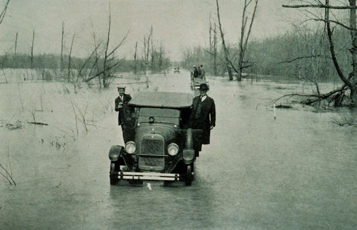 14 of 64 Photo in Gallery: The most devastating river flood in US history took place in April 1927, after months of extreme rainfall swelled the Mississippi Delta and collapsed the entire levee system along the river. The flooding inundated nearly 26,000 square miles (67,339sq km) of land in 170 counties, across seven states. The catastrophe, which hit Arkansas, Mississippi and Louisiana the worst, drove around 931,159&nbsp;people from their homes and it is thought that between 250 and 1,000 people died.&nbsp;