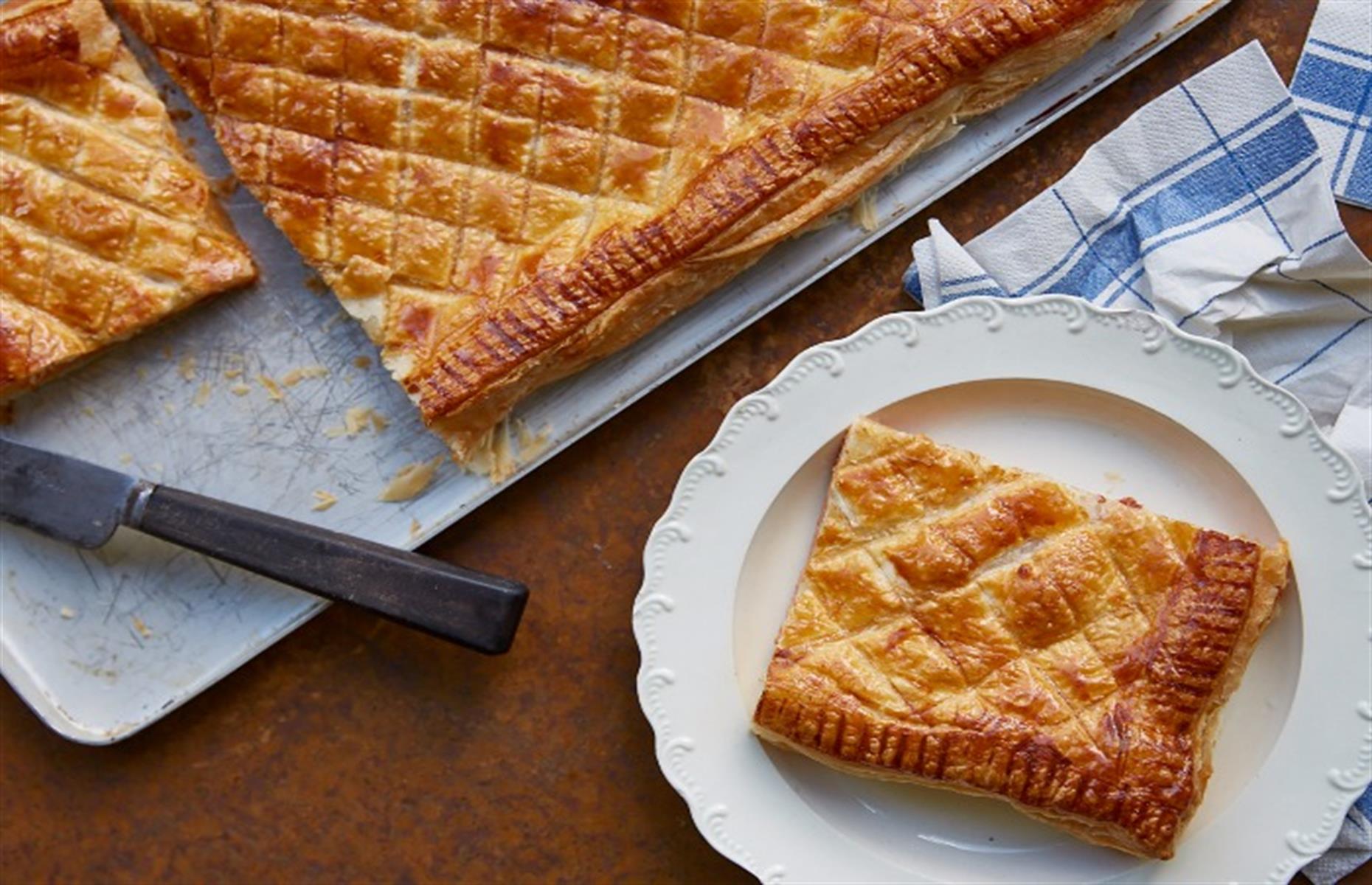 Slide 3 of 31: Two sheets of puff pastry encase a tomato, ham and cheese filling in this Tuscan pie, which is traditionally served at breakfast. Though it makes a perfect lunch with a simple green salad. It's very easy to make, on the table in just over an hour. You can serve it hot or at room temperature, but the melting cheese makes it hard to resist for long. Get the recipe for Italian ham and cheese pie here