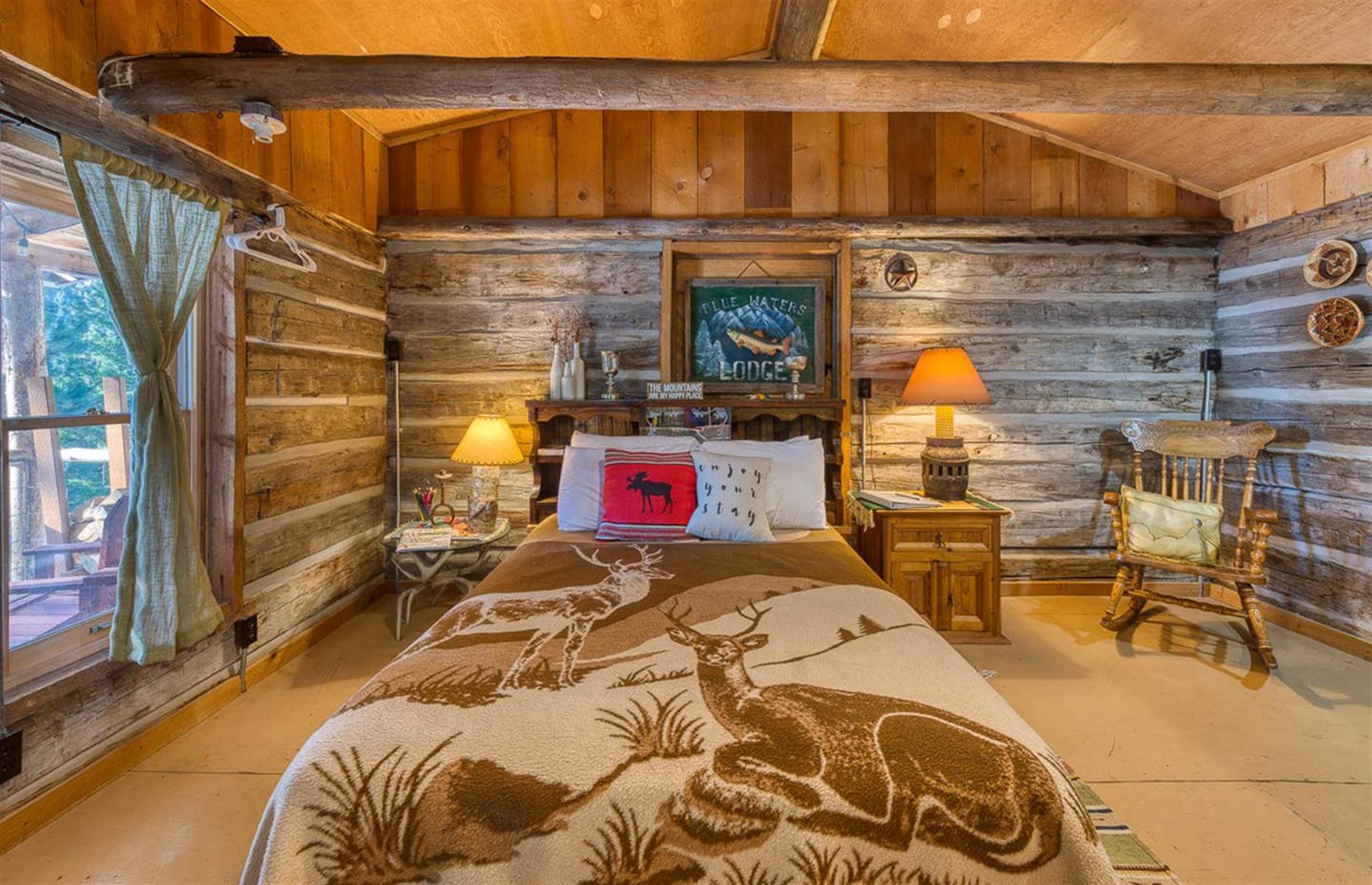 <p>Tipping itself as "the ultimate destination for social distancing", this <a href="https://www.airbnb.co.uk/rooms/8582482">remote one-room cabin</a> in Darby is perfect for enjoying the great outdoors in Big Sky Country. Oozing rustic charm, the cabin has a wood-burning fireplace and a private deck with seating. It's available for $82 a night and it sits on 10 acres of forested land, meaning there's ample opportunity for outdoor activities like hiking, biking and fishing too. You can find our pick of other <a href="https://www.loveexploring.com/gallerylist/98871/americas-best-remote-airbnbs-to-escape-to">fabulous and remote Airbnbs in America</a> too. </p>