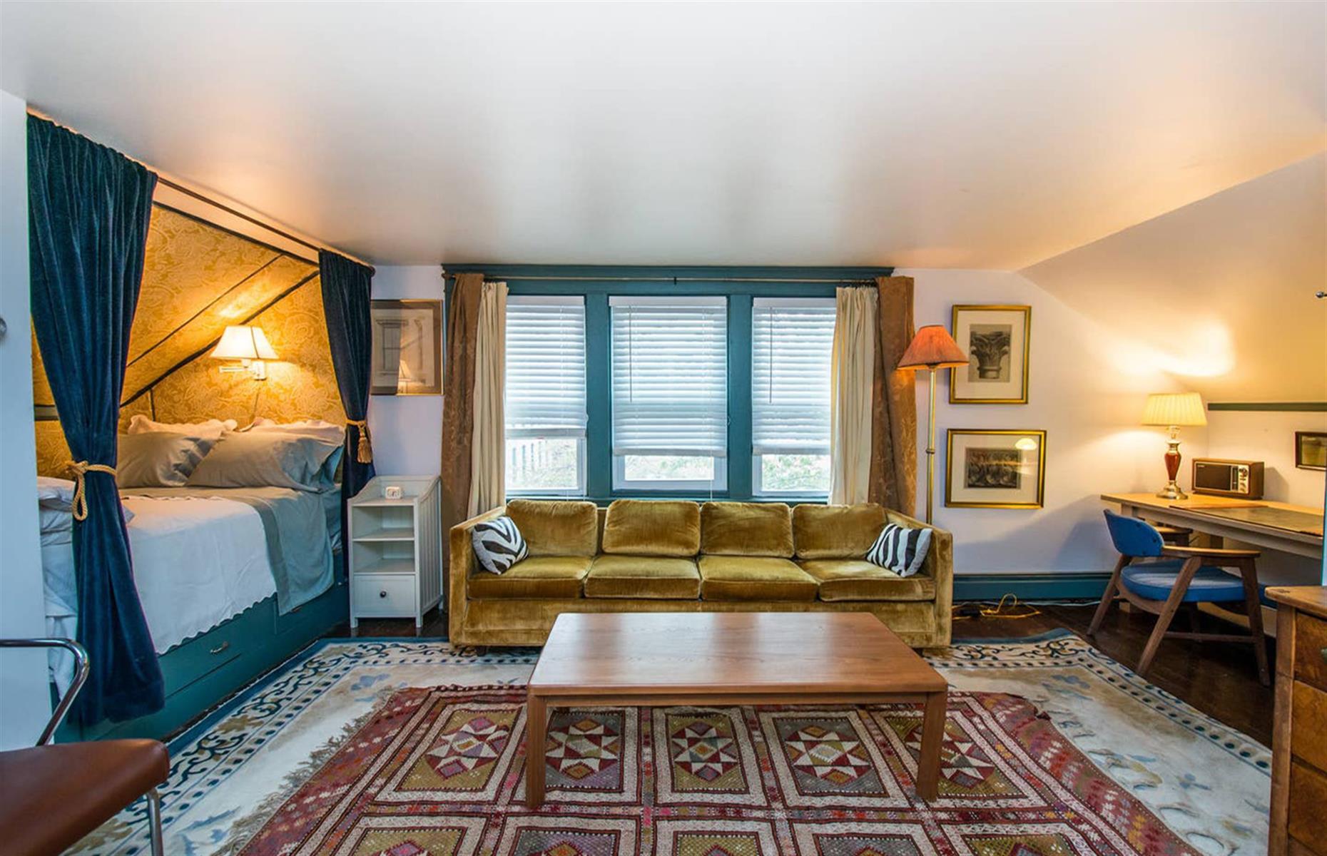 <p>Spread out on the second floor of a beautiful Greek Revival house, <a href="https://www.airbnb.co.uk/rooms/4256677">this cozy loft</a> in Rhode Island is available for $82 a night. The open-plan apartment comes with a king-sized bed, fully equipped kitchen and all the essentials, and is conveniently located in central Providence. History buffs will also appreciate the fact that the house it's tucked away in dates back to 1852. Now discover <a href="https://www.loveexploring.com/galleries/90495/americas-most-charming-historic-downtowns?page=1">America's most beautiful and historic downtowns</a>. </p>