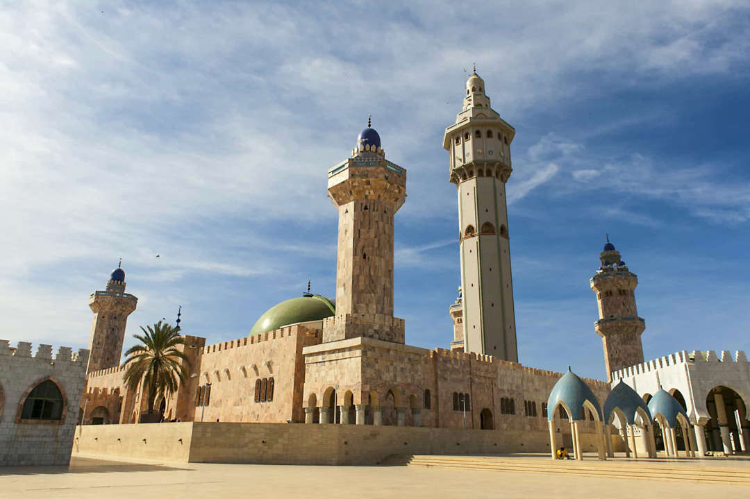 Slide 45 of 58: Located on the west coast of Africa, this nation's capital city is Dakar. The Great Mosque is a landmark of the country's second city, Touba.