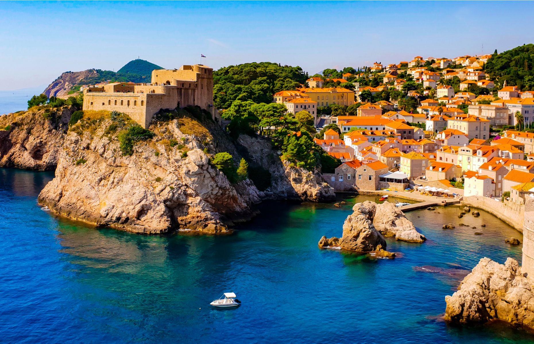 This walled medieval city, formerly called Ragusa, is set on a rocky outcrop in the southern tip of Croatia, looking out over the Adriatic. For centuries, Dubrovnik rivalled Venice as a trading port and its stone walls, built between the 11th and 17th centuries, gave the city vital protection. After damage wrought during the Bosnian War in the 1990s, the city is back to its former beauty.