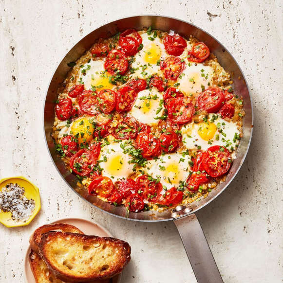 Slide 8 of 31: Just wait 'til you break this one out at the breakfast table: sweet tomatoes, runny yolks, and plenty of toasted bread for dipping.Get the recipe for Shakshuka »