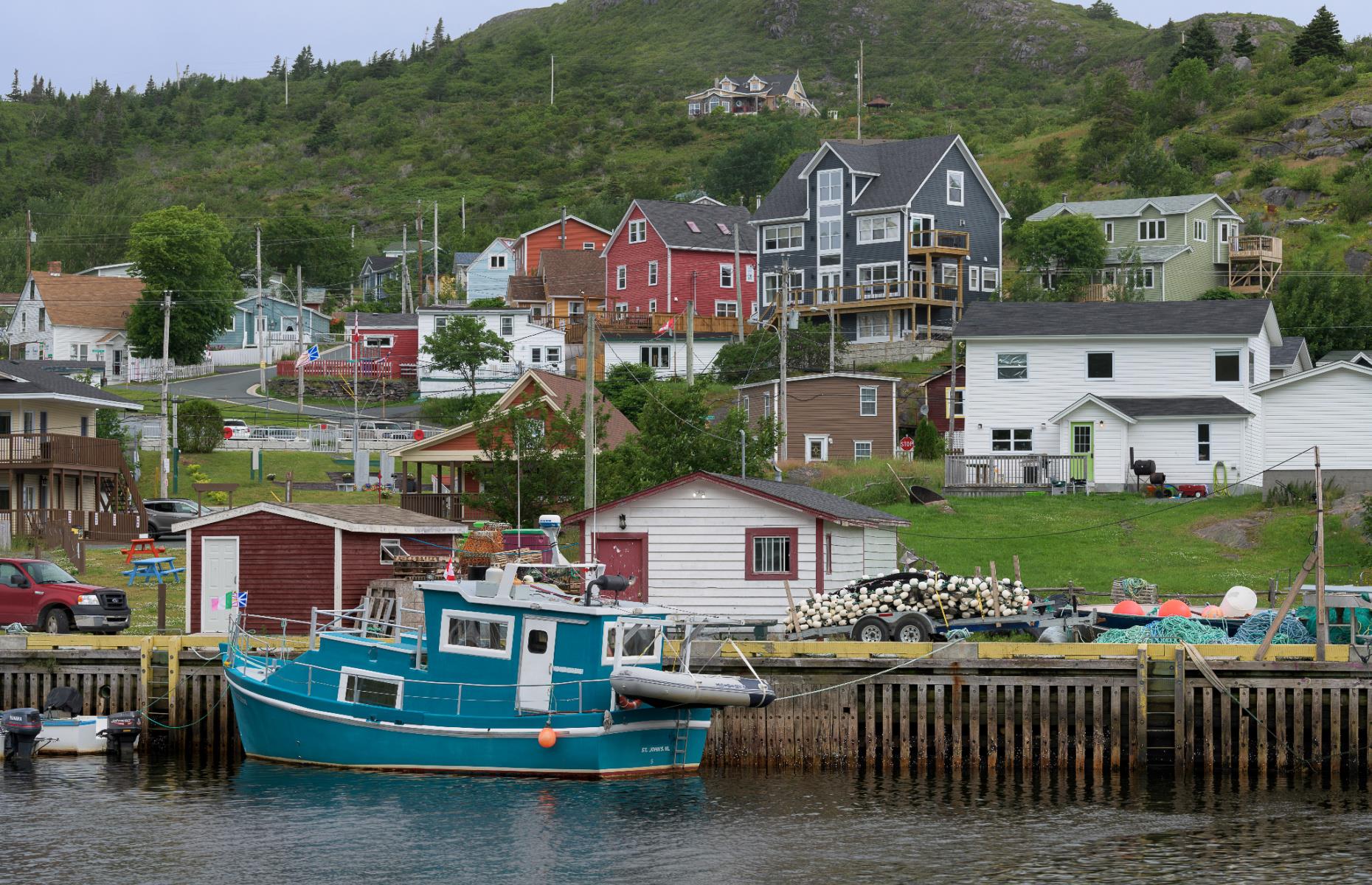 <p>The small town of Petty Harbour-Maddox Cove is just 15 minutes south of St John’s and is also a short jaunt to Cape Spear, the most easterly point in North America. It was one of the earliest landing points when European settlers came to North America, predating the Mayflower. Fishing is both the historic and current industry in the area, with cod and snow crab fisheries still active.</p>