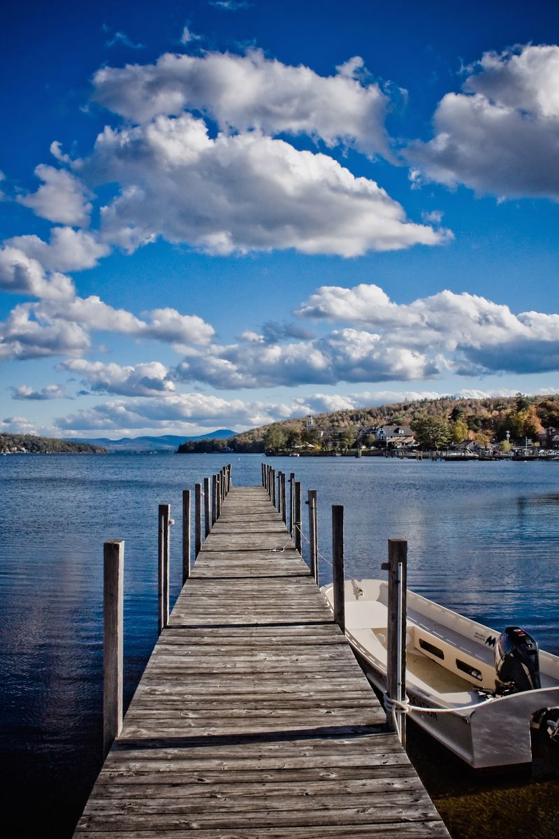 <p>Life revolves around the mirror-like Lake Winnipesaukee in this laid-back town. Resorts dot the shores, giving residents a good excuse to play tourist for the day. However, the most fun way to explore might be the <a href="http://www.hoborr.com/winni.html">Winnipesaukee Scenic Railroad</a>.</p><p><a href="https://www.housebeautiful.com/design-inspiration/celebrity-homes/a5286/bette-davis-butternut-farm/"><em>Rent Bette Davis' New Hampshire farm »</em></a></p>