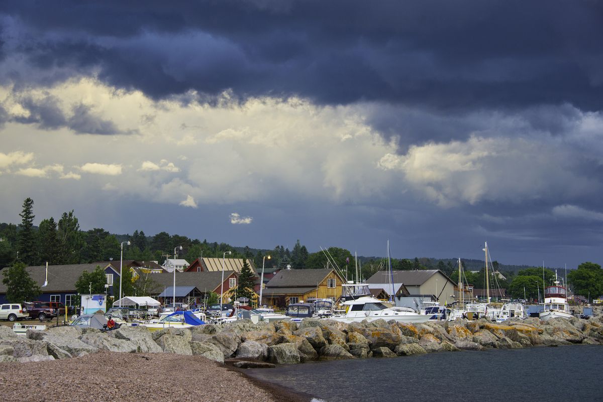 <p>Another classic summer destination, Grand Marais is nestled close to the Sawtooth Mountains and Lake Superior. However, plenty call this lovely town "home" year-round, from <a href="http://www.visitcookcounty.com/communities/grand-marais/">artists to otters</a>. Grand Marais has also been inspiring <a href="http://www.cbc.ca/superiormorning/episodes/2013/07/23/a-cultural-evolution-in-grand-marais/">young creatives</a> to settle down, resulting in a boom of interesting shops, restaurants and businesses.</p>