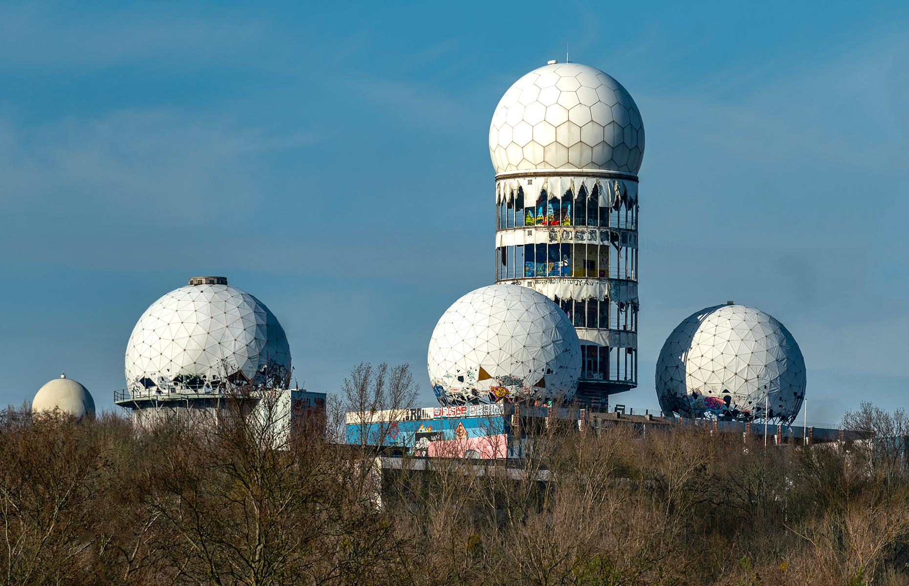 <p>The strange domed towers of Teufelsberg look like something out of a sci-fi movie. They actually form part of a US listening station used during the Cold War and are perched on an artificial hill, made from piled up rubble over the years. Modern-day visitors can usually take history tours of the building and drink in the views from its observation platform. Availability and access may be altered due to COVID-19, though, so <a href="https://www.visitberlin.de/en/teufelsberg">check for updates</a> before you head out.</p>