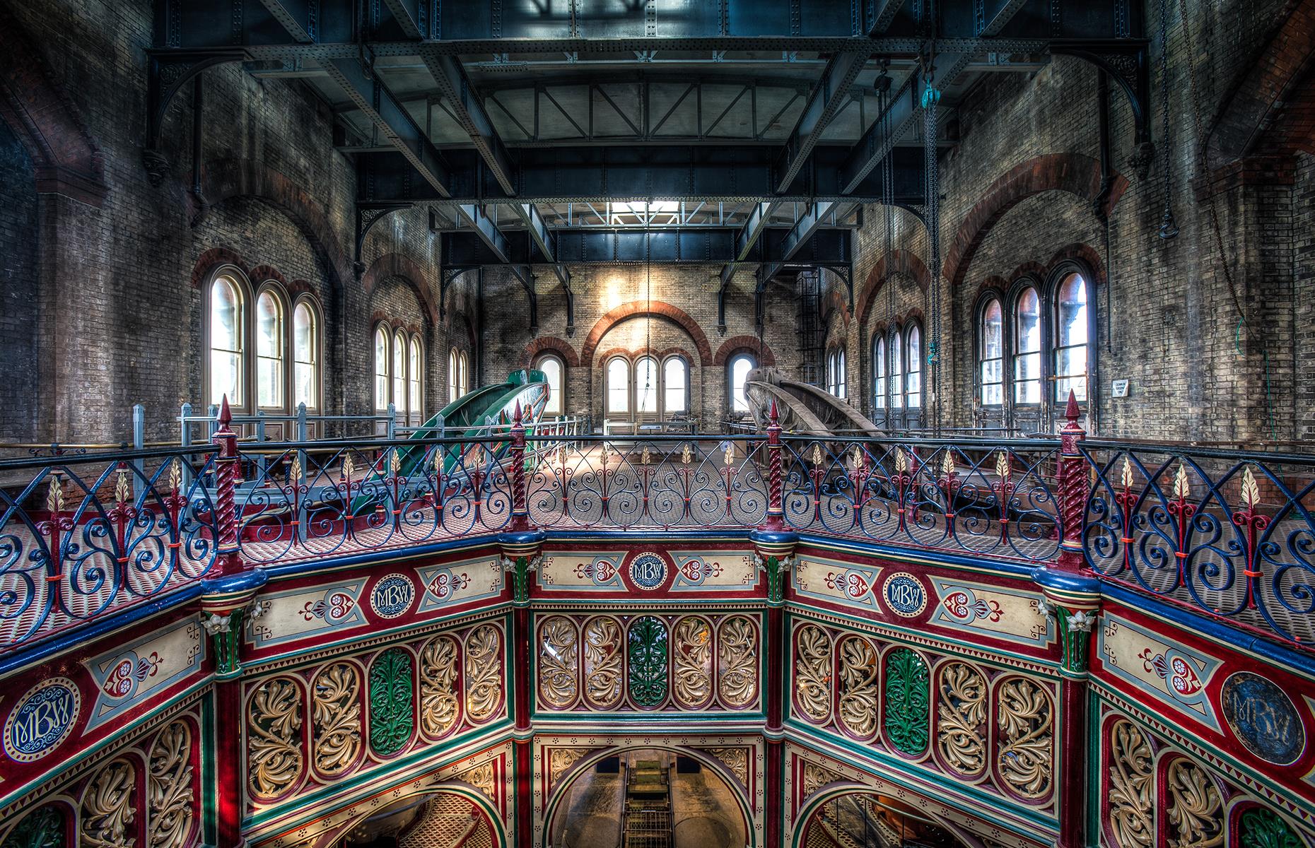 <p>It's hard to believe that this intricate, Victorian-era building was actually a sewage works: so impressive was the colorful ironwork at Crossness Pumping Station that it was nicknamed the "Cathedral on the Marsh". Built as an antidote to London's "Great Stink" in the 1850s, the station was in operation right up until the 1950s, when it was decommissioned and eventually deserted. <a href="https://www.crossness.org.uk/">Tours of the abandoned pumping station</a> are typically on offer, though they're paused due to COVID-19.</p>