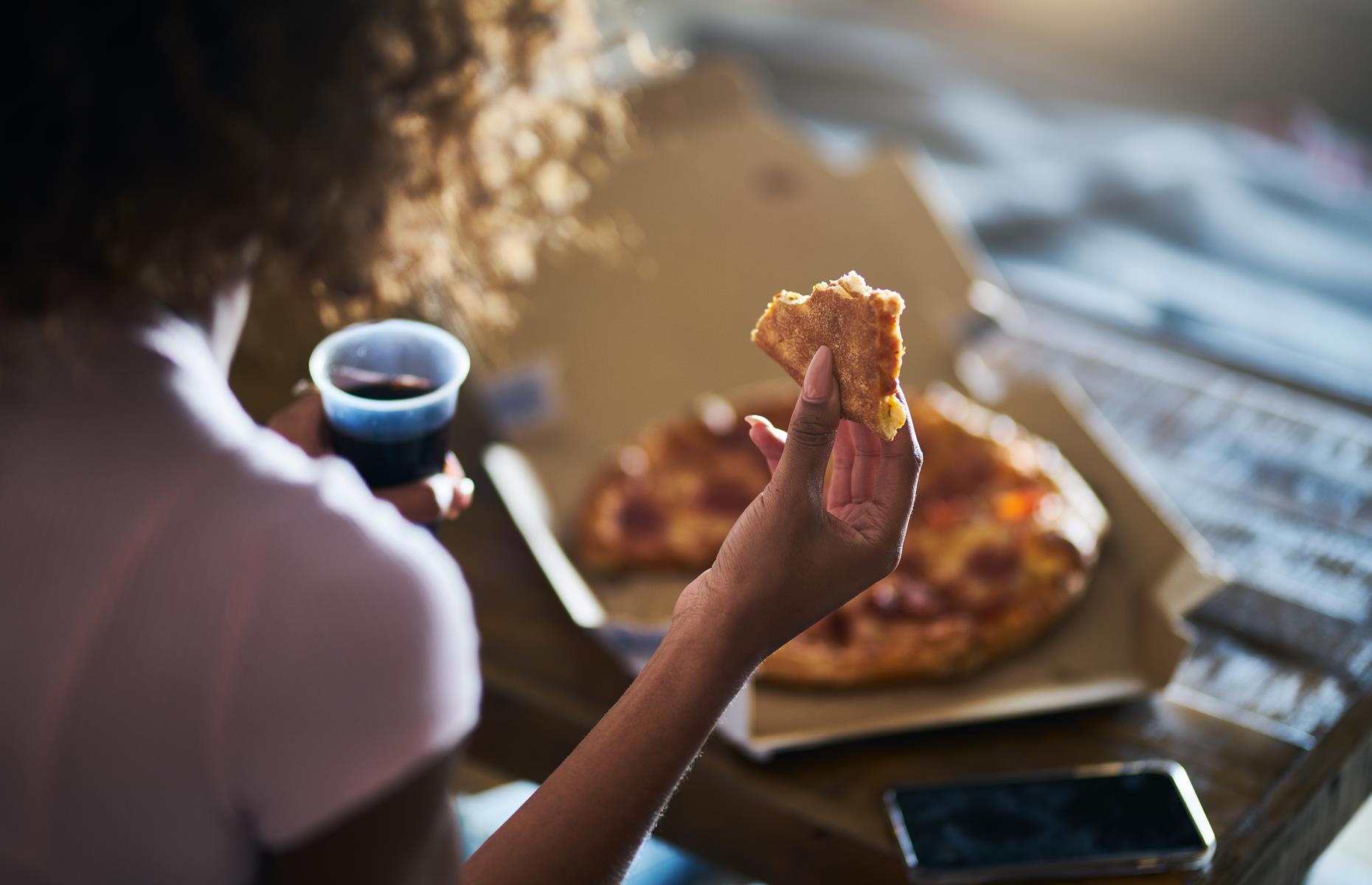 <p>Chewing well can mean you eat less, helping to keep your weight in check. <a href="https://www.ncbi.nlm.nih.gov/pubmed/24215801">Researchers found</a> people ate about 10% fewer pizza rolls, corresponding to 70 fewer calories, when they increased their number of bites by half. When they doubled their chewing, they ate 15% less food and 112 fewer calories. </p>  <p><strong><a href="https://www.lovefood.com/galleries/82353/27-low-carb-cheats-to-get-your-diet-back-on-track?page=1">Looking to cut out carbs? Here are 27 brilliant ideas</a></strong></p>
