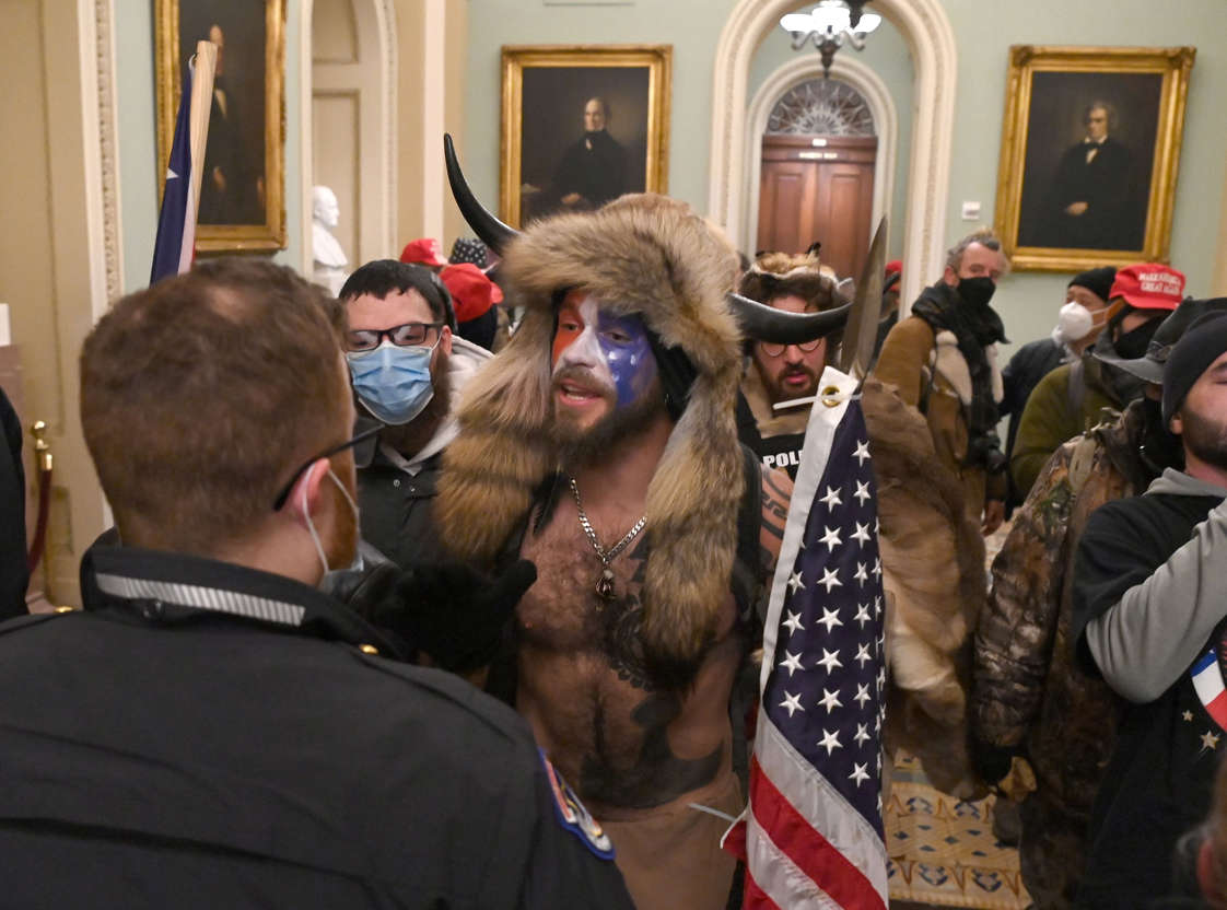 Slide 37 of 76: Supporters of President Donald Trump breached security and entered the Capitol as Congress tried to confirm the 2020 presidential election.
