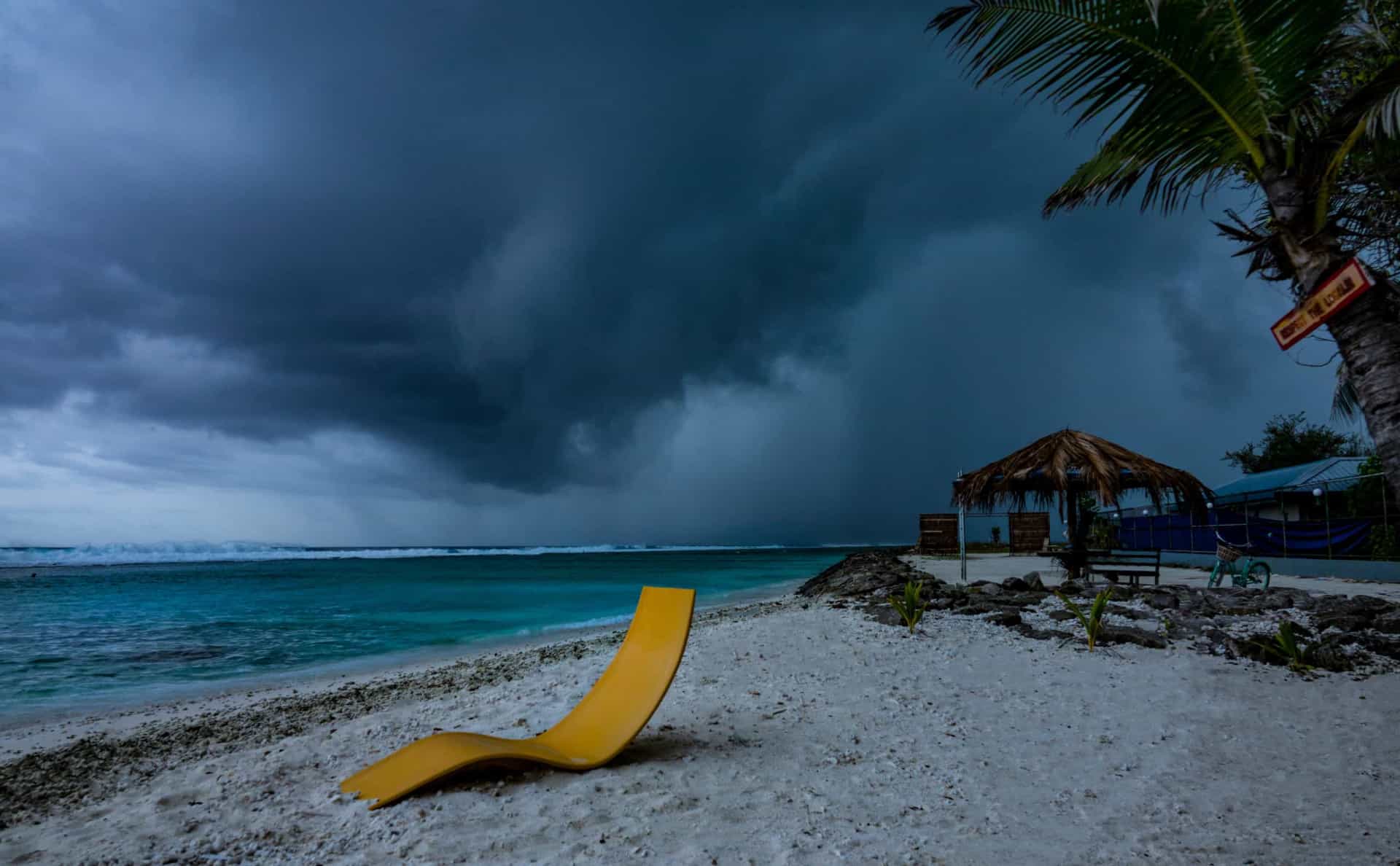<p>It is rarely cold in the Maldives, but everyone gets a bit chilly if you're soaked to the bone. The wet season runs from May to October, when it is often cloudy with large downpours. Going in the dry season is highly recommended.</p>