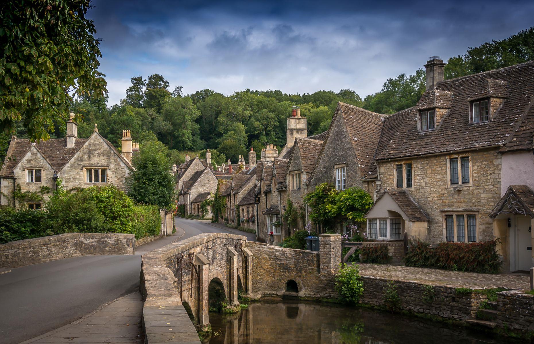 <p>With its characteristic <a href="https://www.loveexploring.com/guides/102636/guide-to-the-cotswolds">Cotswolds</a> stone buildings and winding countryside roads, it’s no wonder Castle Combe has often been called the prettiest village in England. The historic site was first settled by Celts in ancient times, before becoming a regional hub for the wool industry during the Middle Ages. Many of its landmarks, including a market cross, an old water pump and the Church of St. Andrew, were built during this period.</p>  <p><strong><a href="https://www.loveexploring.com/galleries/69165/the-uks-prettiest-small-towns-and-villages-2020?page=1">Take a look at more of the prettiest towns in the UK</a></strong></p>