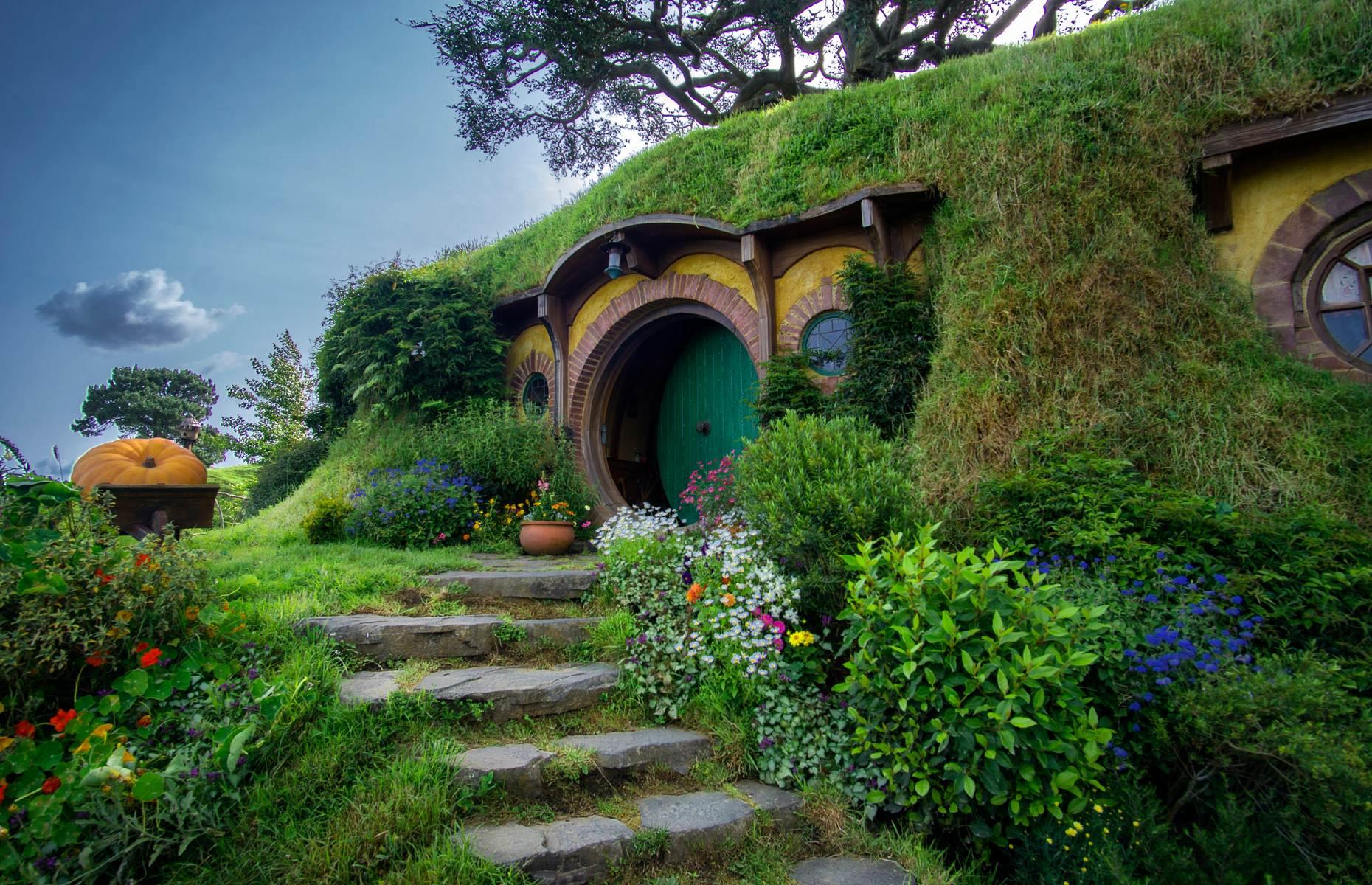 <p>It might not be a real settlement but Hobbiton certainly packs in the fairy-tale charm. The movie set used in the <em>Lord of the Rings</em> and <em>The Hobbit</em> movies, located in New Zealand’s Waikato region, is set on a sheep farm and includes cute grass-covered  “hobbit holes”. Located in picturesque farmland, Hobbiton, or “the Shire” as it’s sometimes called, gives a glimpse into the fantasy world of the iconic films. </p>