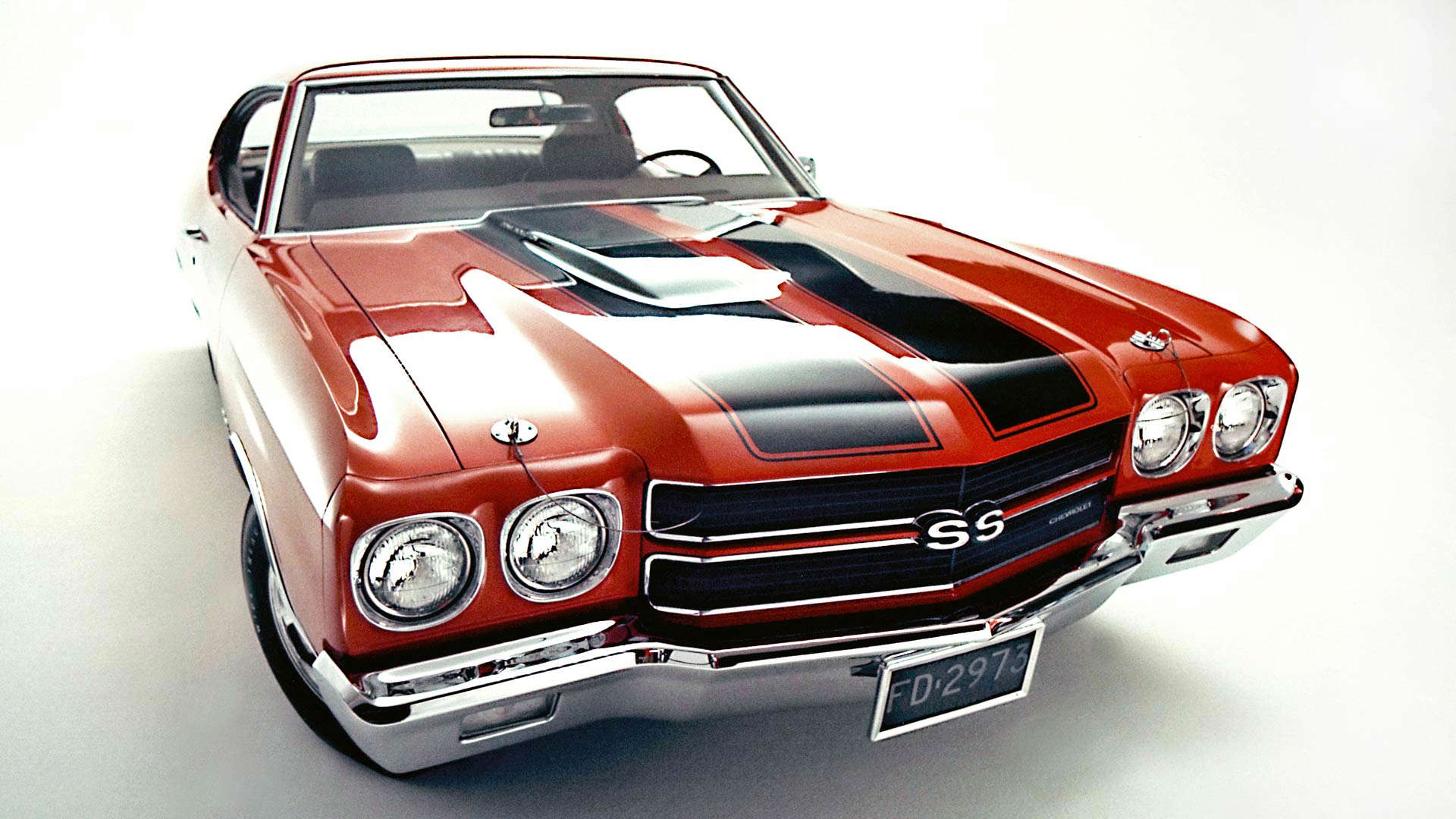 Slide 22 of 33: A genuine legend in the muscle car world, the 1970 Chevelle SS could be fitted with truly terrifying performance. Even the base 454-ci V8 came with 360hp, which was more than sufficient for a 1970’s machine. Yet ticking the box of the LS6 package added a Holley four-barrel carburettor, which took output to a monster 450 hp and 500 lb-ft of torque. Many believed Chevrolet underrated these figures, with the real number claimed to have exceeded 500 hp.