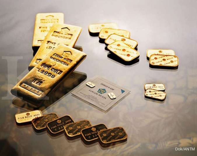 harga emas antam hari ini naik rp 5.000 ke rp 1.124.000 per gram, jumat (12/1)