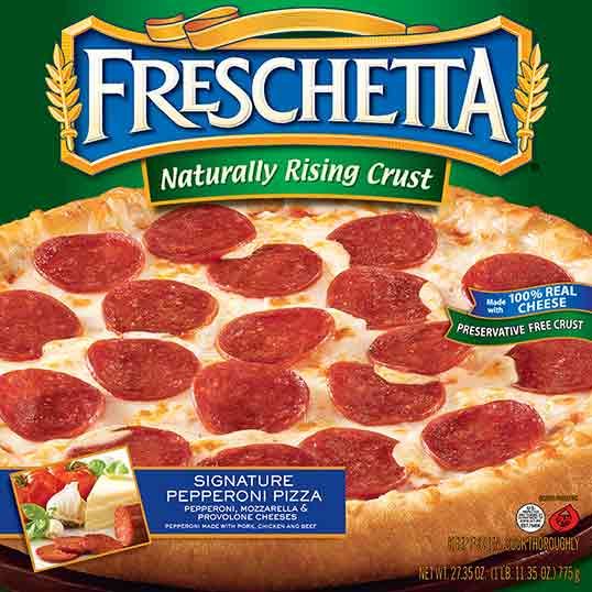 <p>This pepperoni number was OK, but again, nothing too special. The one complaint that tasters had was that the crust was slightly too thick and you really had to bite down on it. Other than that, this is a classic pepperoni pie. </p>