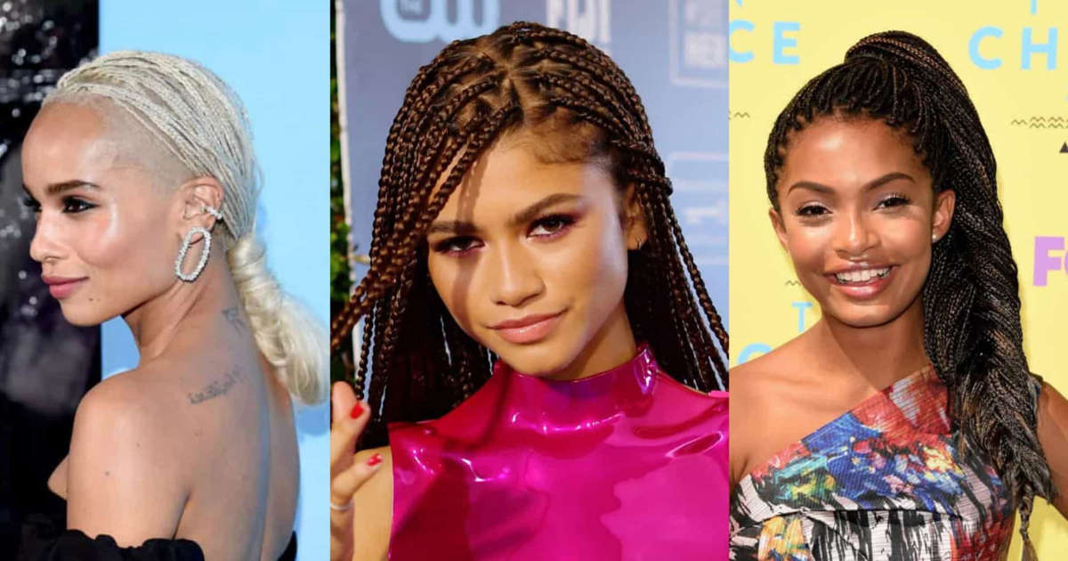 Celebrities who rocked box braids hairstyles
