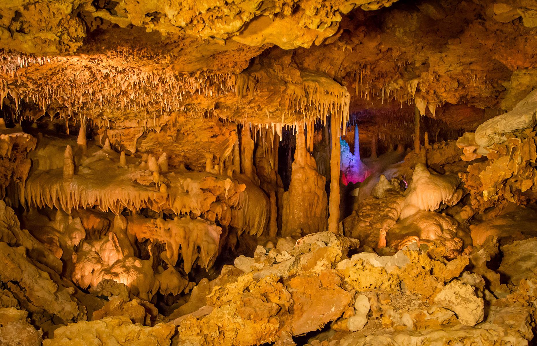 <p>In 1963, the Texas Highway Department were drilling through rock to test if it could support an overpass in Georgetown, just north of Austin. When their drill bit dropped suddenly, they realized they'd stumbled across a vast subterranean network of karst caves. Now known as the <a href="https://innerspacecavern.com/">Inner Space Cavern</a>, the chambers are open to visitors, who are wowed by the sharp stalagmites, still pools and even coral (this was once the ocean floor).</p>  <p><strong><a href="https://www.loveexploring.com/gallerylist/68414/americas-underground-attractions-you-didnt-know-existed">Discover more of America's underground attractions you didn't know existed</a></strong></p>