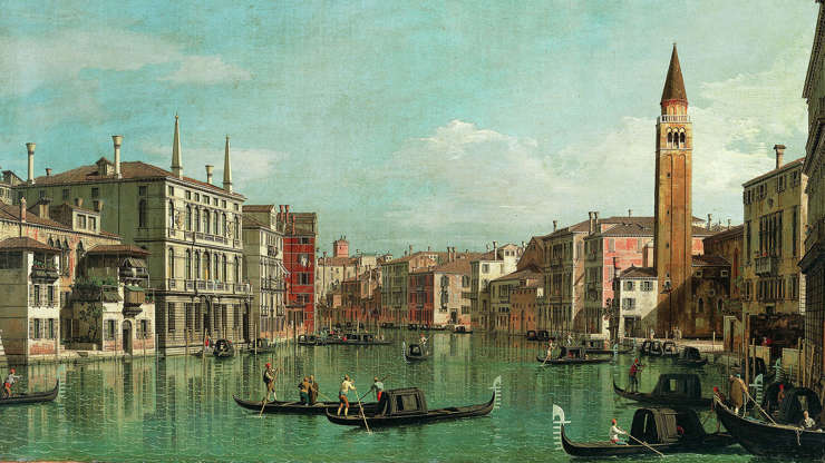 Diapositivo 2 de 11: Canaletto Grand Canal, Painting by Canaletto