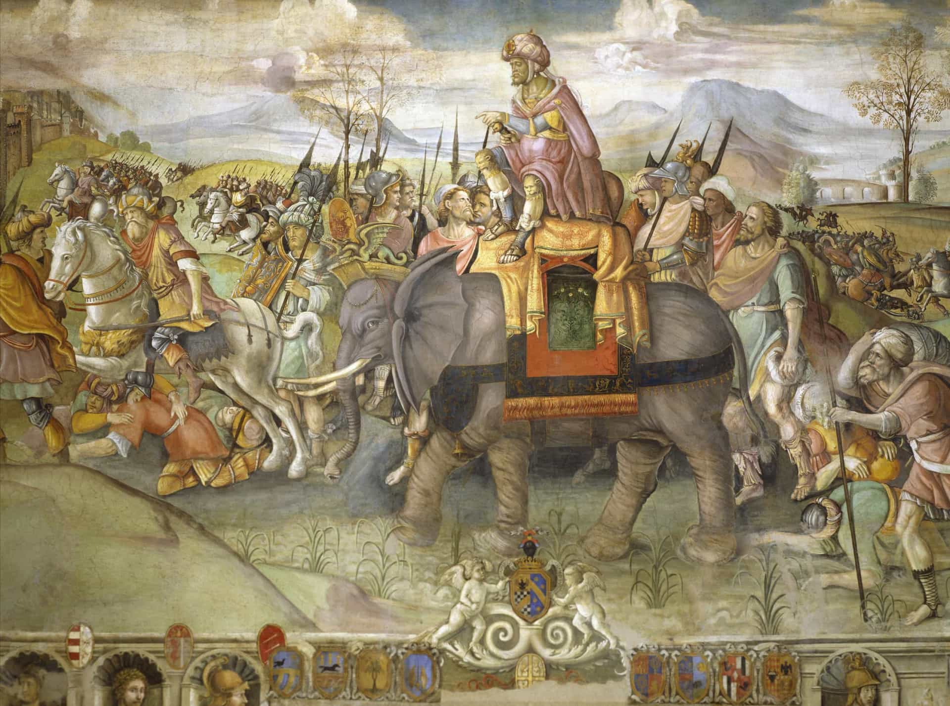 The elephant army of the ancient world