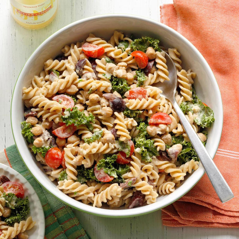 Hummus Pasta Salad