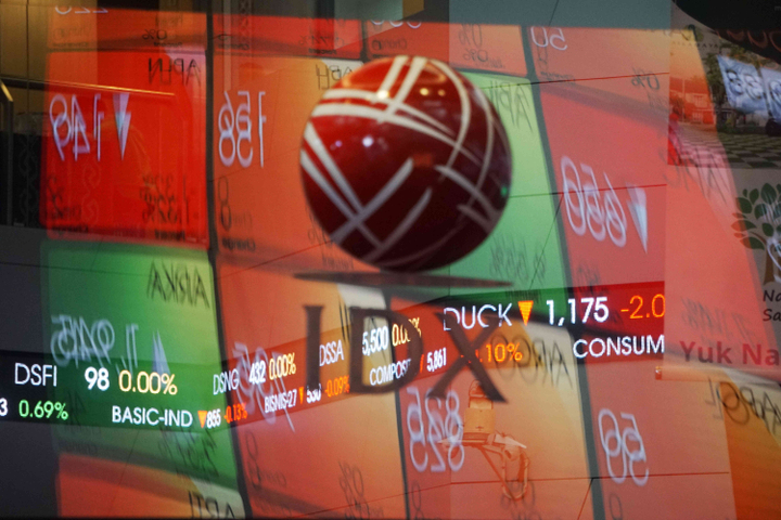 Gedung Bursa Efek Indonesia (BEI) di Jakarta.