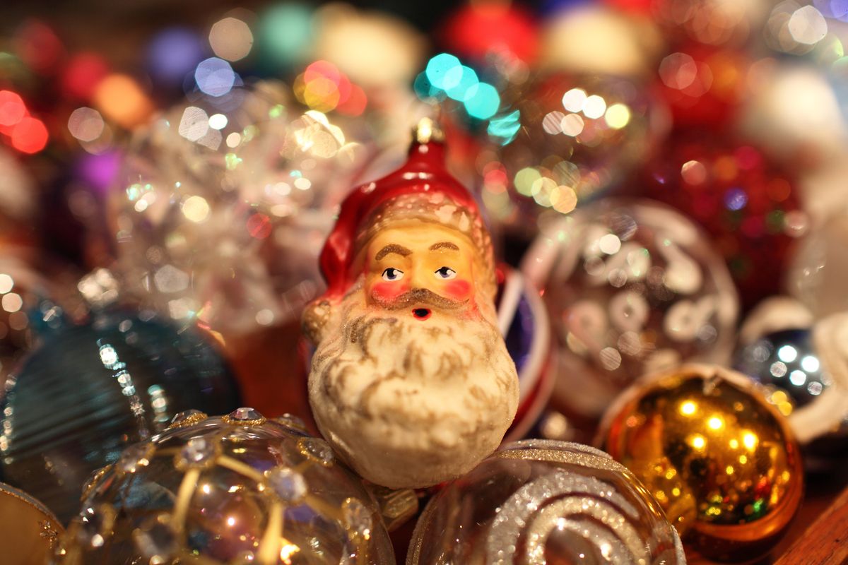 <p>The <a href="https://christmashq.com/decorations/ornaments/">first Christmas ornaments</a> sold commercially were made by a German manufacturer in the 19th century. Today, the heavy, glass-blown ornaments known as"kugels" can fetch anywhere from $50 to more than $1,000. Identify them by their vibrant colors and fruit shapes, like apples and berries.</p>
