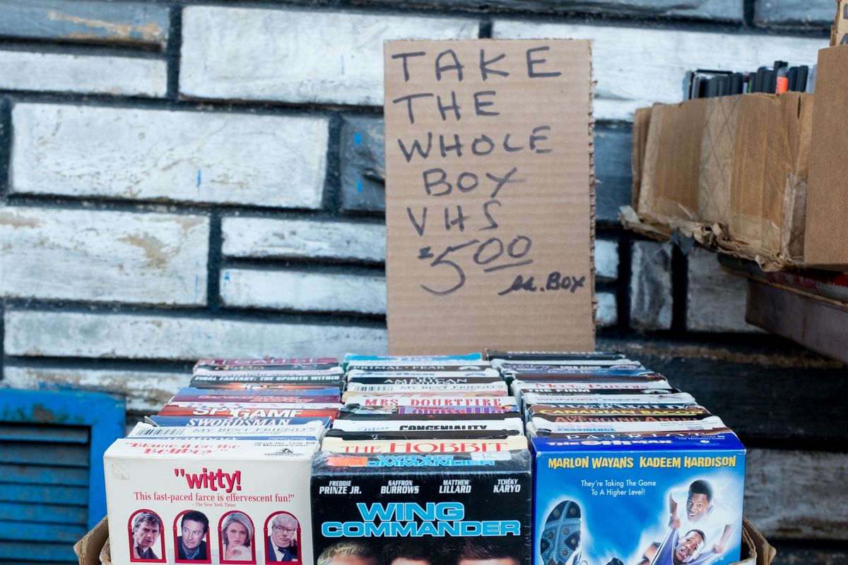 <p>Obsolete technology or not, collectors will pay serious cash for rare VHS tapes. As you paw though the piles of them you often see at garage sales, look for Disney"Black Diamond" editions of movies like <em>The Fox and the Hound</em>. It's <a href="https://www.buzzfuse.net/100-1/50-most-valuable-vhs-tapes-that-you-could-sell-for-a-fortune/">estimated to be worth</a> nearly $1,500.</p>