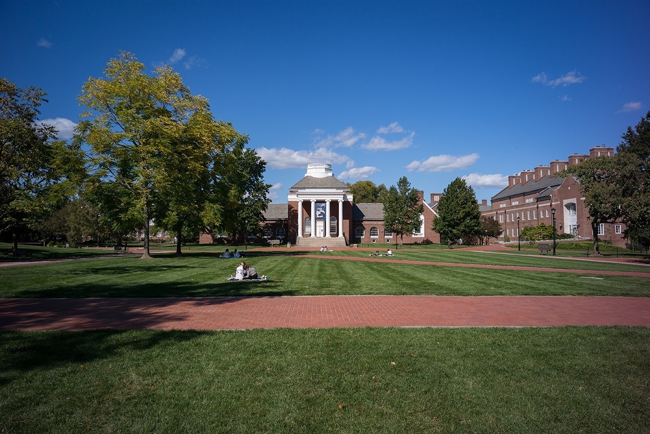 <p>The lawn in front of Memorial Hall—an elegant building that commemorates the Delawareans who died in the First World War—is one of the most idyllic spaces at the <a href="http://www.udel.edu/" rel="noreferrer noopener">University of Delaware</a>’s beautiful campus.</p><p><a href="https://www.facebook.com/udelaware/photos/10159331739073586" rel="noreferrer noopener">See photo on Facebook</a></p>