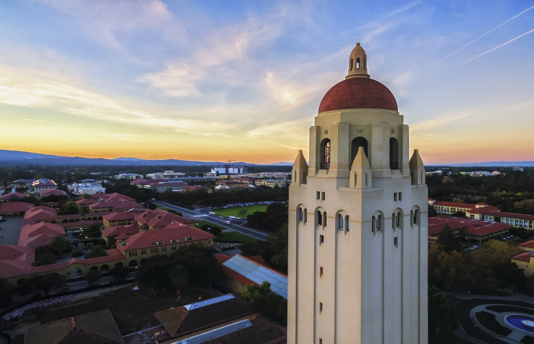 <p>Nicknamed “the farm” for its origins as the farm of founders Leland and Jane Stanford, the campus of Stanford University is famous for its tan walls, red roofs, manicured quads, and the 285-foot <a href="https://visit.stanford.edu/" rel="noreferrer noopener">Hoover Tower</a>.</p>