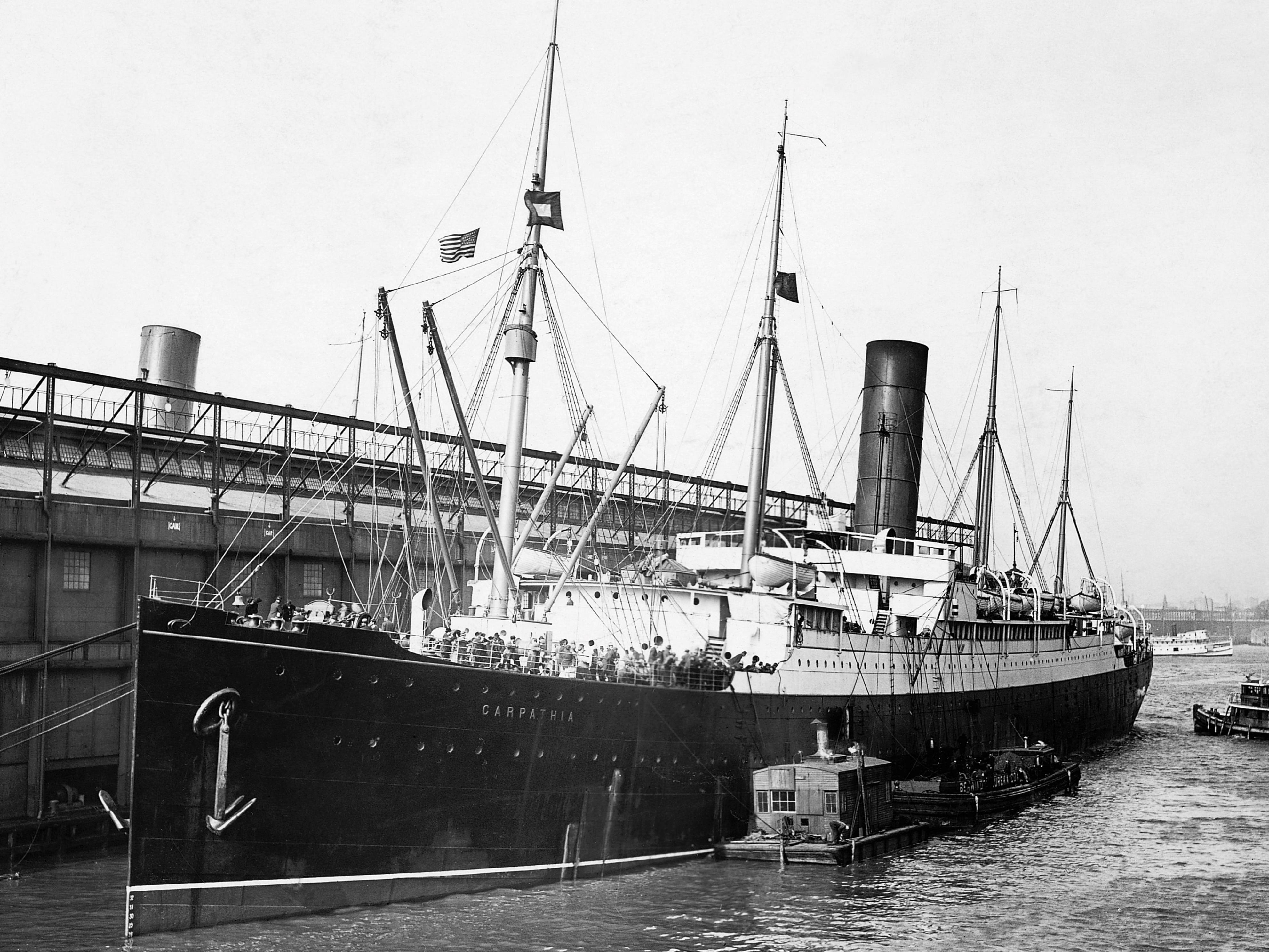 <p>The ship <a href="https://www.maritime-executive.com/article/carpathias-role-in-titanic-rescue">had left from the same dock</a>, only seven days earlier. </p>