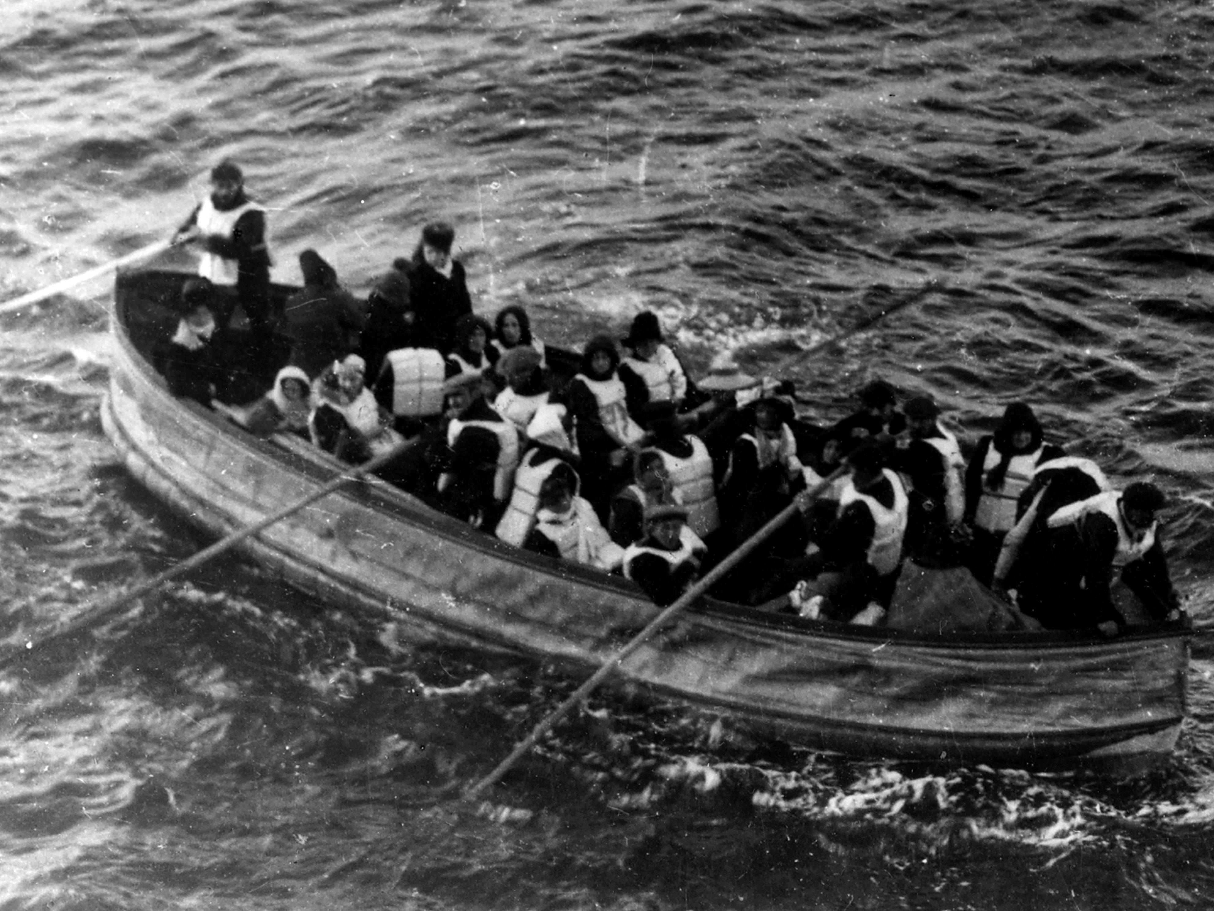 <p>As the ship began to take on water, the lifeboats were launched with women and children only. There were <a href="https://www.britannica.com/topic/Titanic">only 20 lifeboats aboard the Titanic</a>, which could carry up to 1,178 people — only half of the ship's passengers and crew.</p><p> These boats were launched below capacity, for fear that the device lowering the boats would break if the boats were full. For instance, the first lifeboat to leave Titanic had the capacity for 65 people, but held only 25 when it launched. </p><p>After the ship sank, people in lifeboats returned to search for survivors. Instead, they found most people frozen to death in the icy waters.</p>