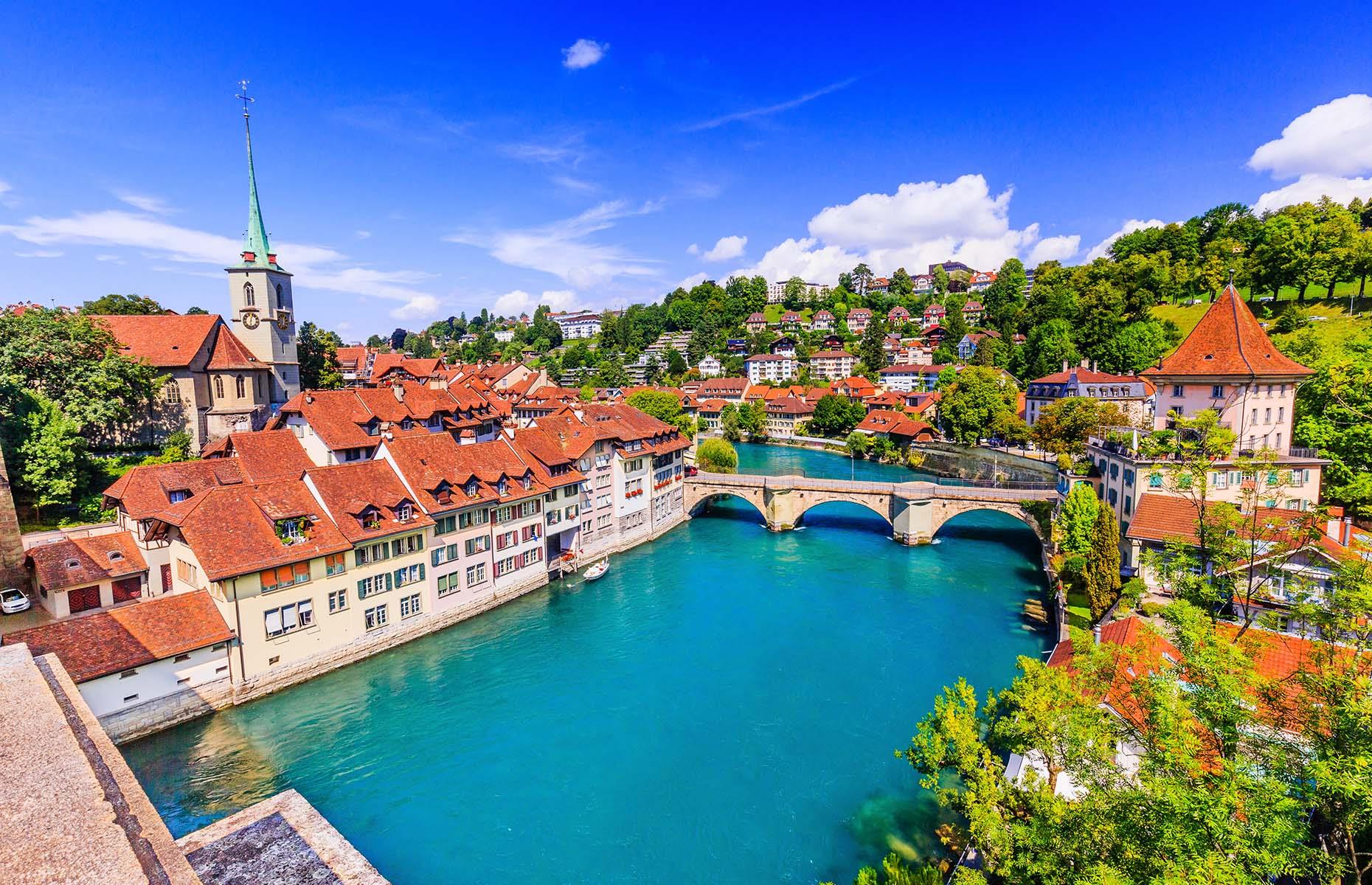 <p>With its well-preserved medieval old town, snow-covered Alpine backdrop and the pretty River Aare, Bern is a lovely city. The laid-back vibe means it doesn't feel like a bustling capital – and all the better for it. The arcaded streets of its UNESCO-listed historic area are perfect for pottering, with plenty of small shops and cafés. Top attractions include the Zytglogge (clocktower), <a href="https://www.bern.com/en/detail/the-bern-minster">Gothic Bern Minster</a>, <a href="https://www.kunstmuseumbern.ch/en/startseite-englisch-121.html">Museum of Fine Arts</a>, <a href="https://www.bern.com/en/detail/einstein-house">Einstein House</a> and the <a href="https://www.bhm.ch/en/exhibitions/einstein-museum/">Einstein Museum</a>.</p>