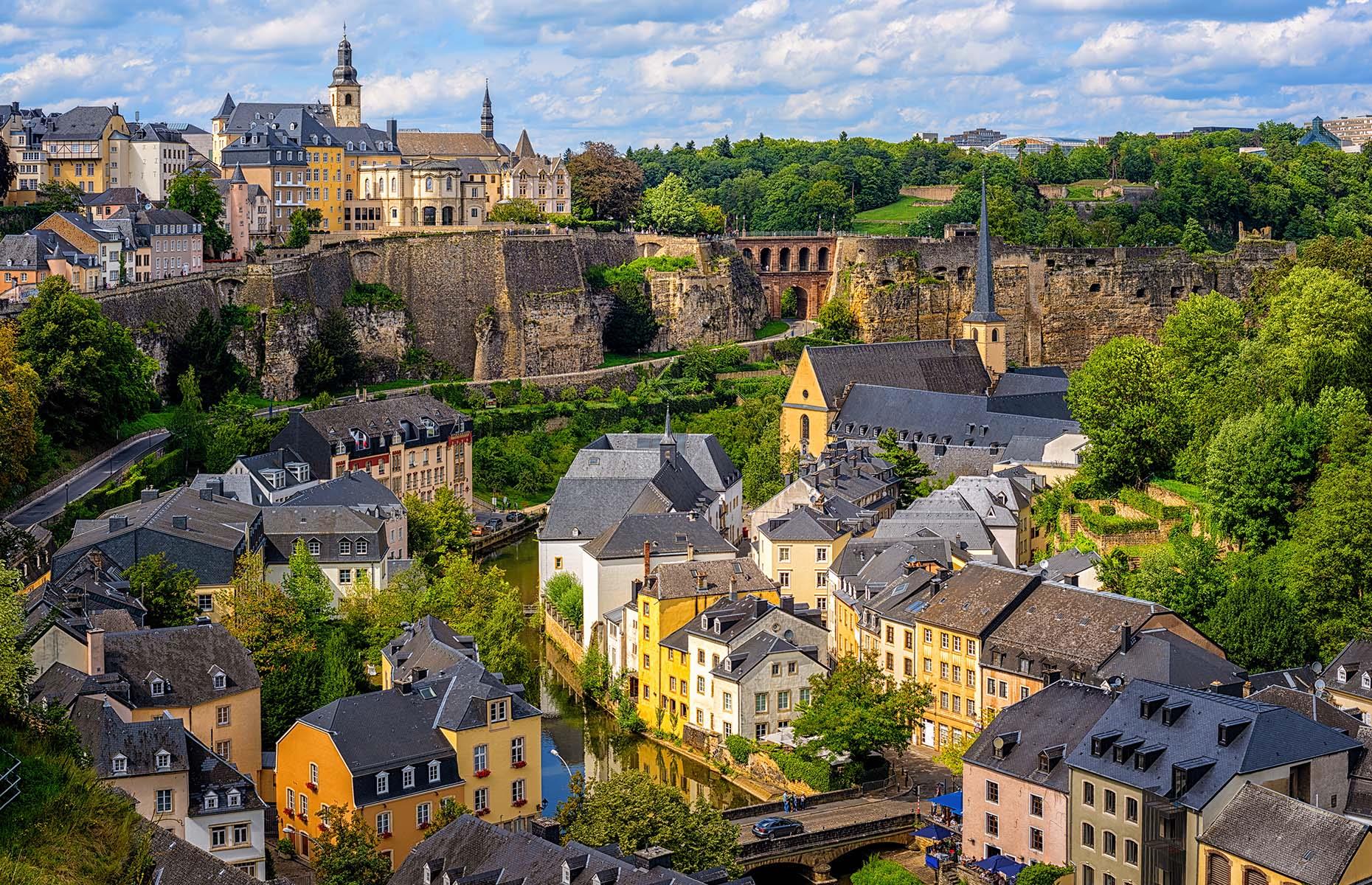 The capital of a little nation often overlooked by travelers, Luxembourg City has a fairy-tale feel about it with a grand palace overlooking quaint, cobbled streets. Surrounded by forest-clad valleys and vineyards, it's an ideal destination for gourmands – there's an impressive number of restaurants featured in the Michelin Guide, nine of which have received at least one star.