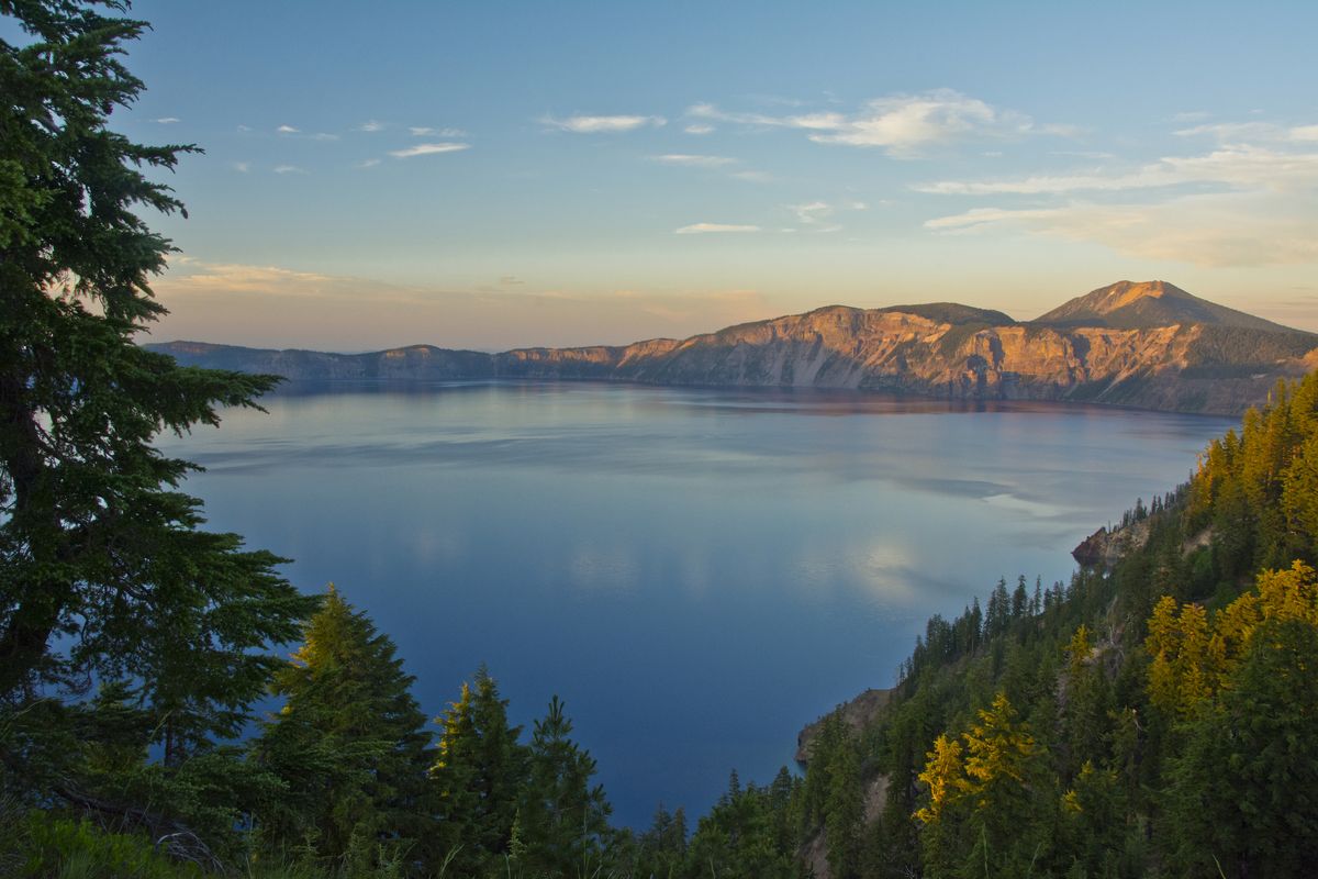 <p>As the deepest and perhaps most pristine lake in the United States, Oregon's <a href="https://www.nps.gov/crla/index.htm">Crater Lake</a> inspires awe in all who visit it. The body of water sits atop the volcanic Mount Mazama, which erupted 7,700 years ago and resulted in the formation of the lake. Now, fed by ice and snow, Crater Lake's water is some of the clearest in the world.</p><p><em><em><a href="http://www.housebeautiful.com/lifestyle/a6003/nelson-lakes-new-zealand/">See more photos of the world's clearest lakes.</a></em></em></p>
