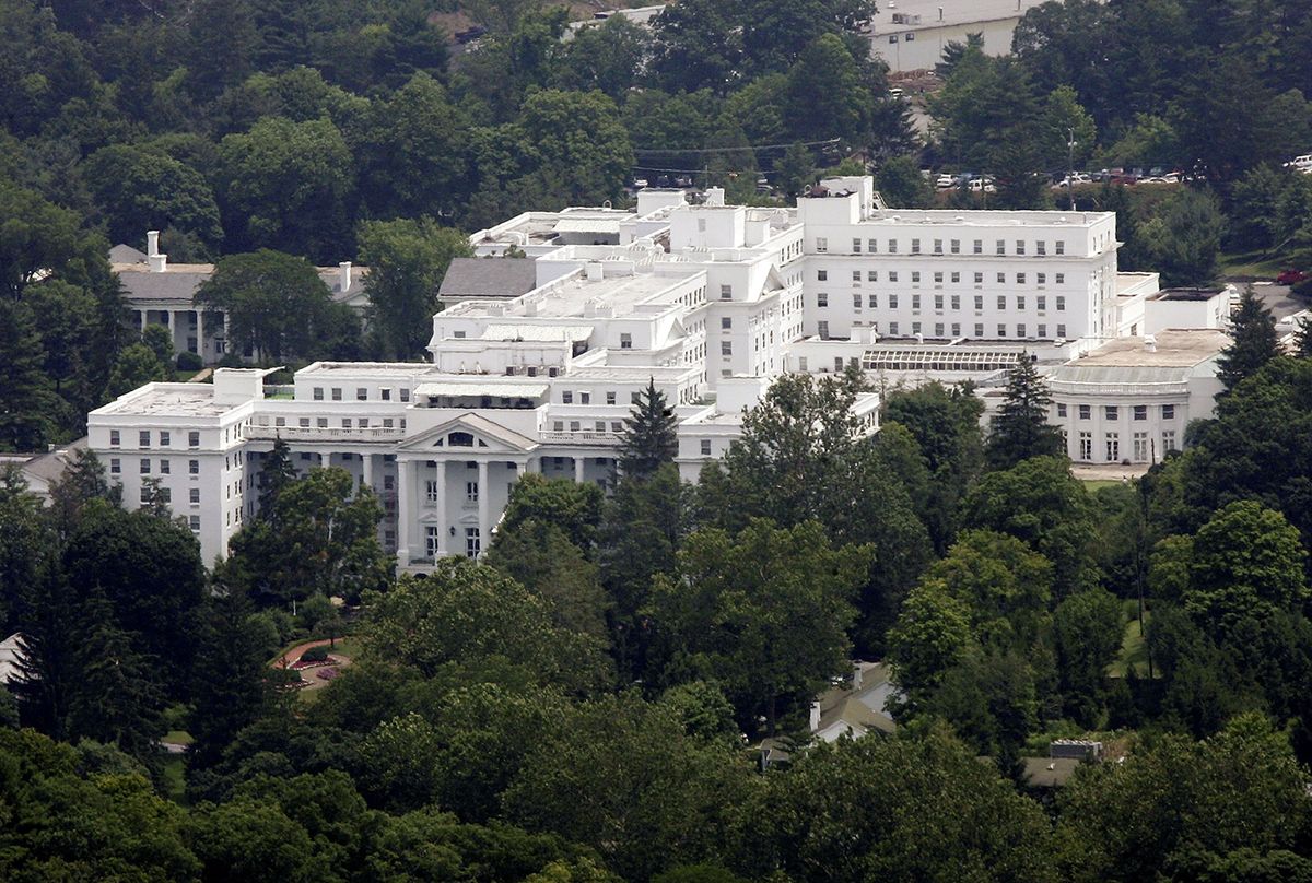 <p>The historic Greenbrier resort in White Sulphur Springs, West Virginia has remained one of the most luxurious hotels in America since it opened in 1858—but for many years it hid a <a href="http://www.greenbrier.com/Activities/Bunker-Tours">secret Cold War fallout shelter</a>. Built between 1958 and 1961, the 112,000-square-foot bunker was built underneath the resort as a place for congressmen to flee in the event of a nuclear attack. It remained an active facility for over 30 years, until it was <a href="http://www.greenbrier.com/Activities/The-Bunker/Bunker-History">decommissioned in 1995</a>. </p>