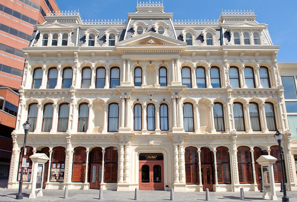 <p><a href="https://www.thegrandwilmington.org">The Grand Opera House</a> in Wilmington has been a landmark for more than 140 years. In 1871, it originally opened as a a home for the Grand Lodge of the Masons. Today, the Grand hosts more than 80 rock, classical, and jazz shows each season. </p>